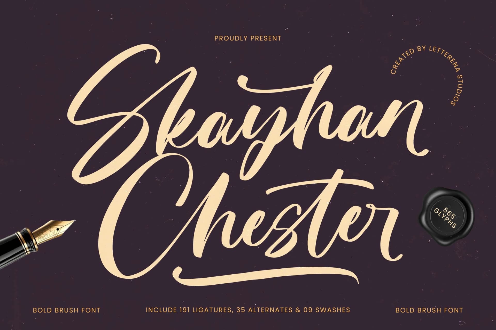 Preview 1 for Skayhan Chester - Bold Brush Font