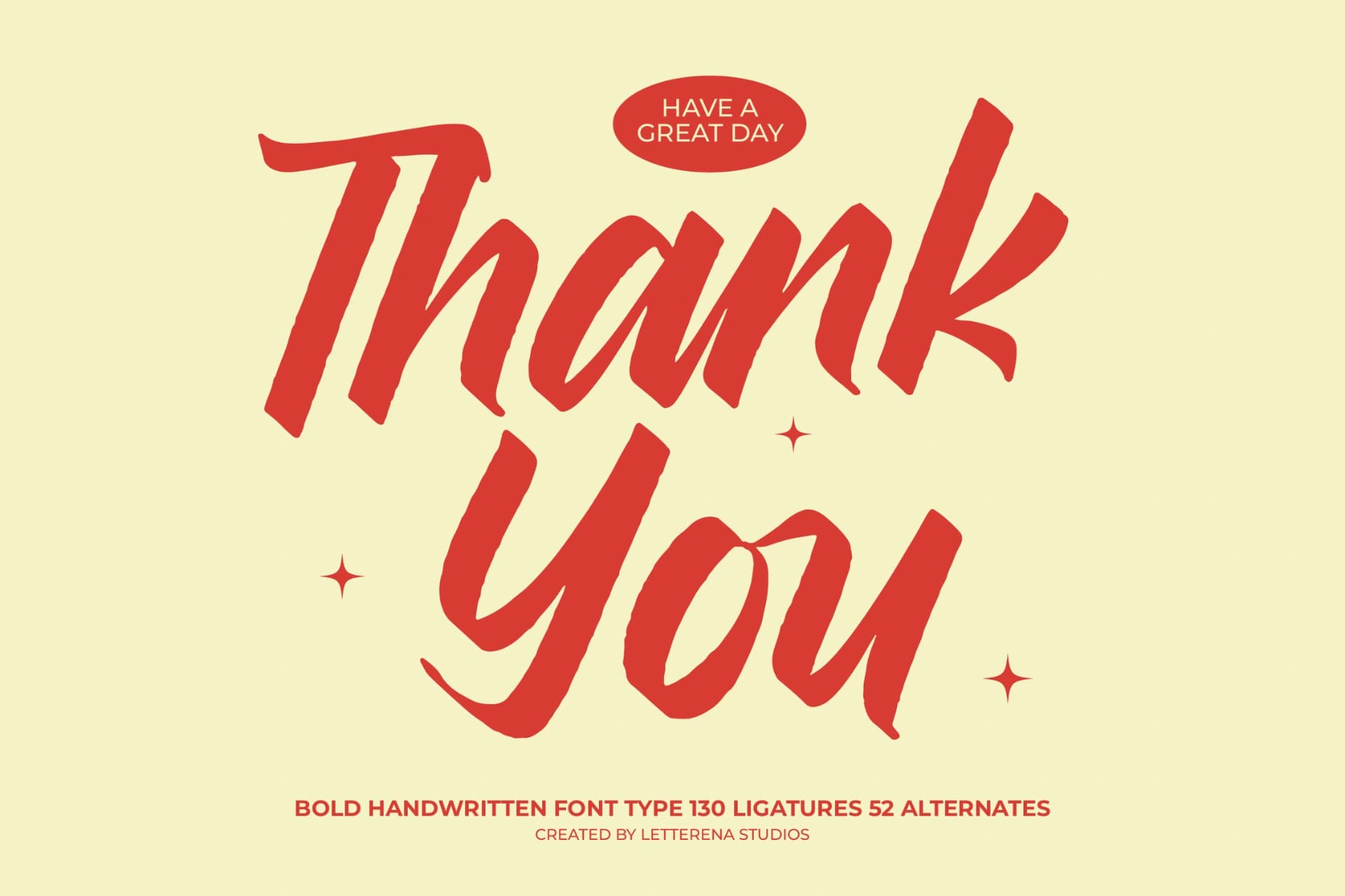 Preview 20 for Broklyn Enthusia - Bold Handwritten Font