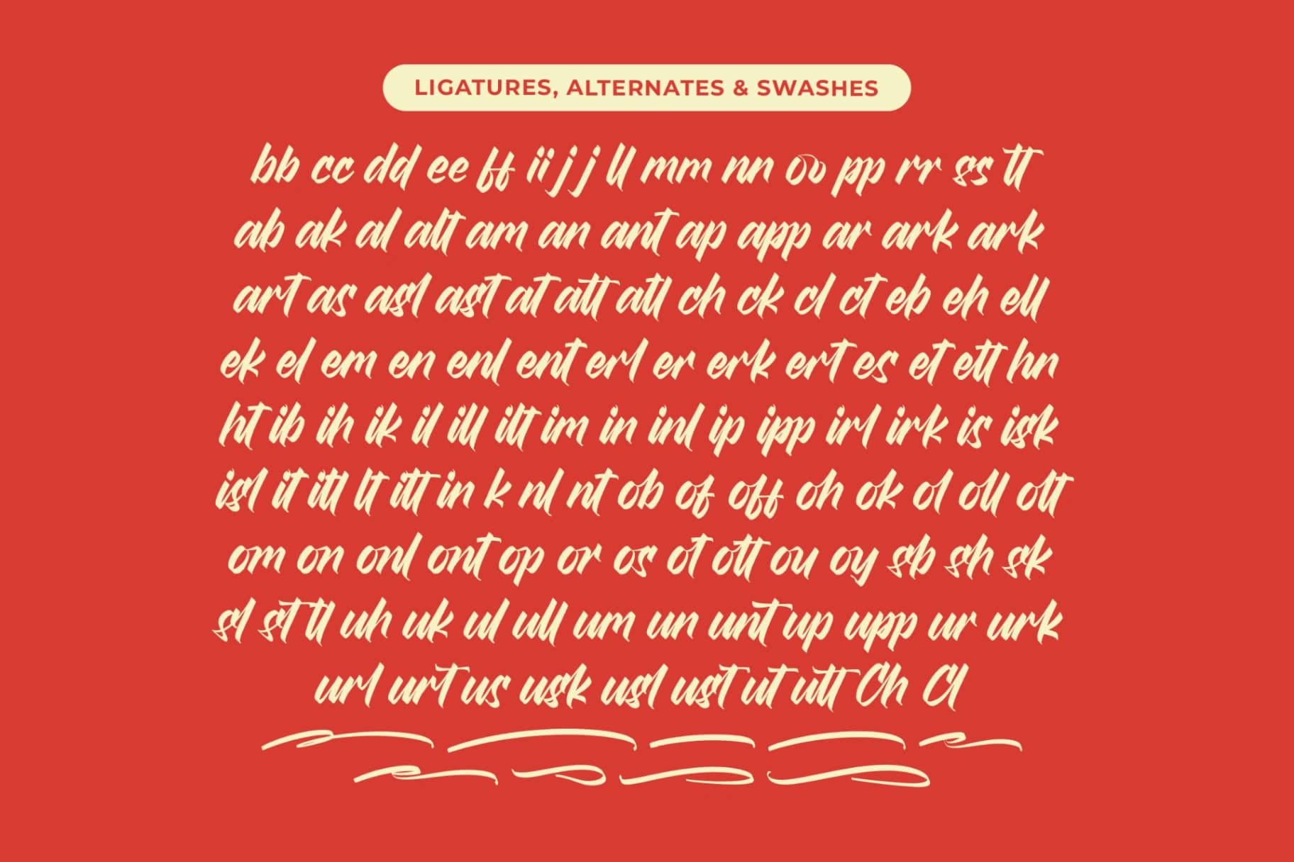Preview 18 for Broklyn Enthusia - Bold Handwritten Font