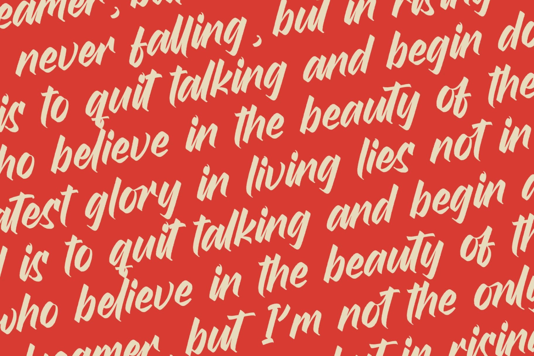 Preview 16 for Broklyn Enthusia - Bold Handwritten Font