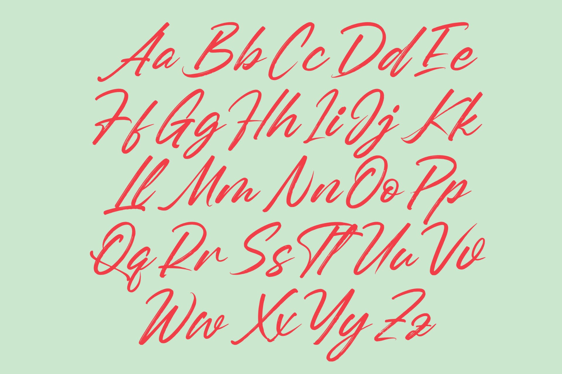 Preview 15 for Gently Milarea - Modern Brush Font