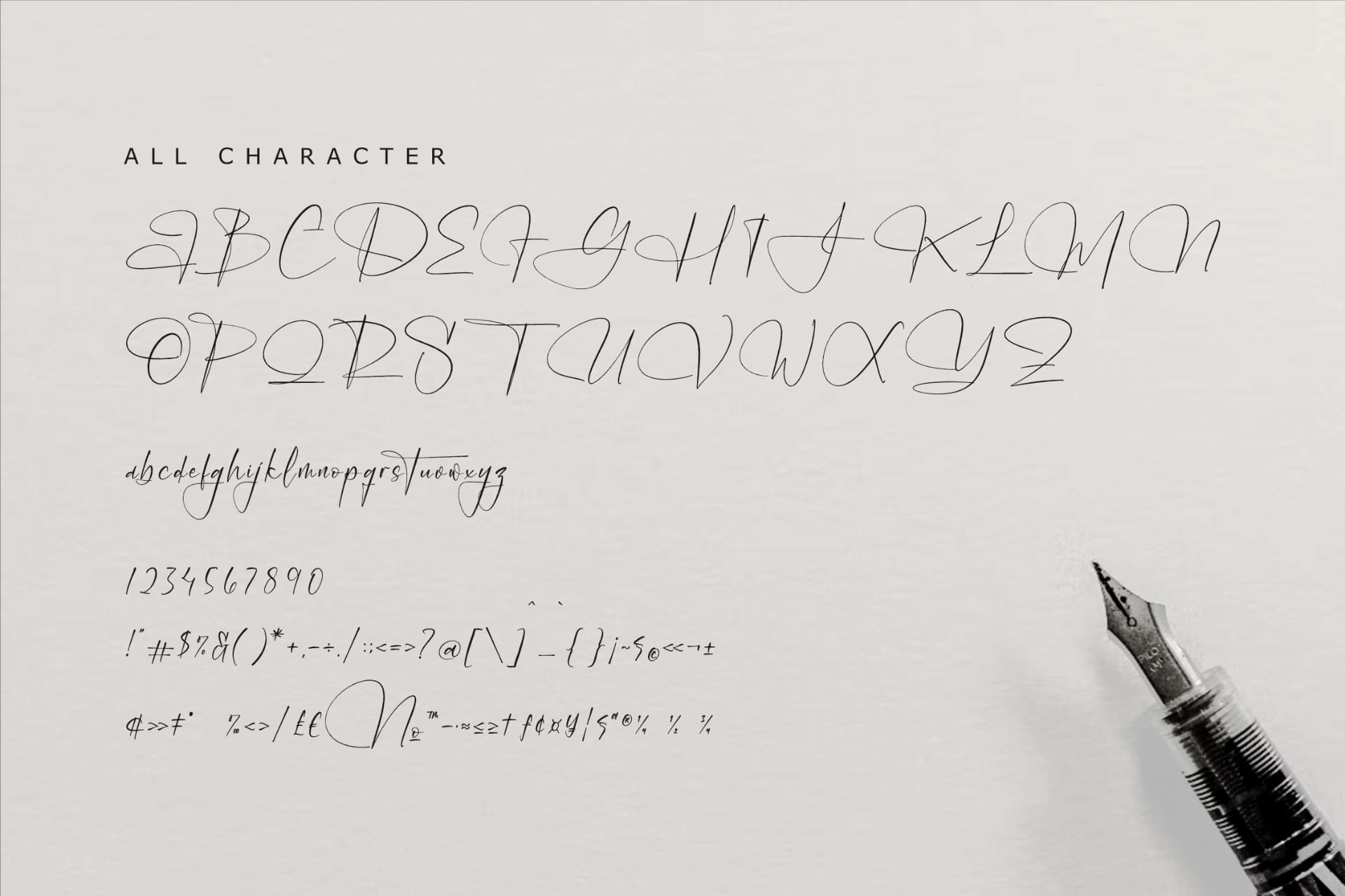 Preview 13 for Molahesta - Realistic Signature Font