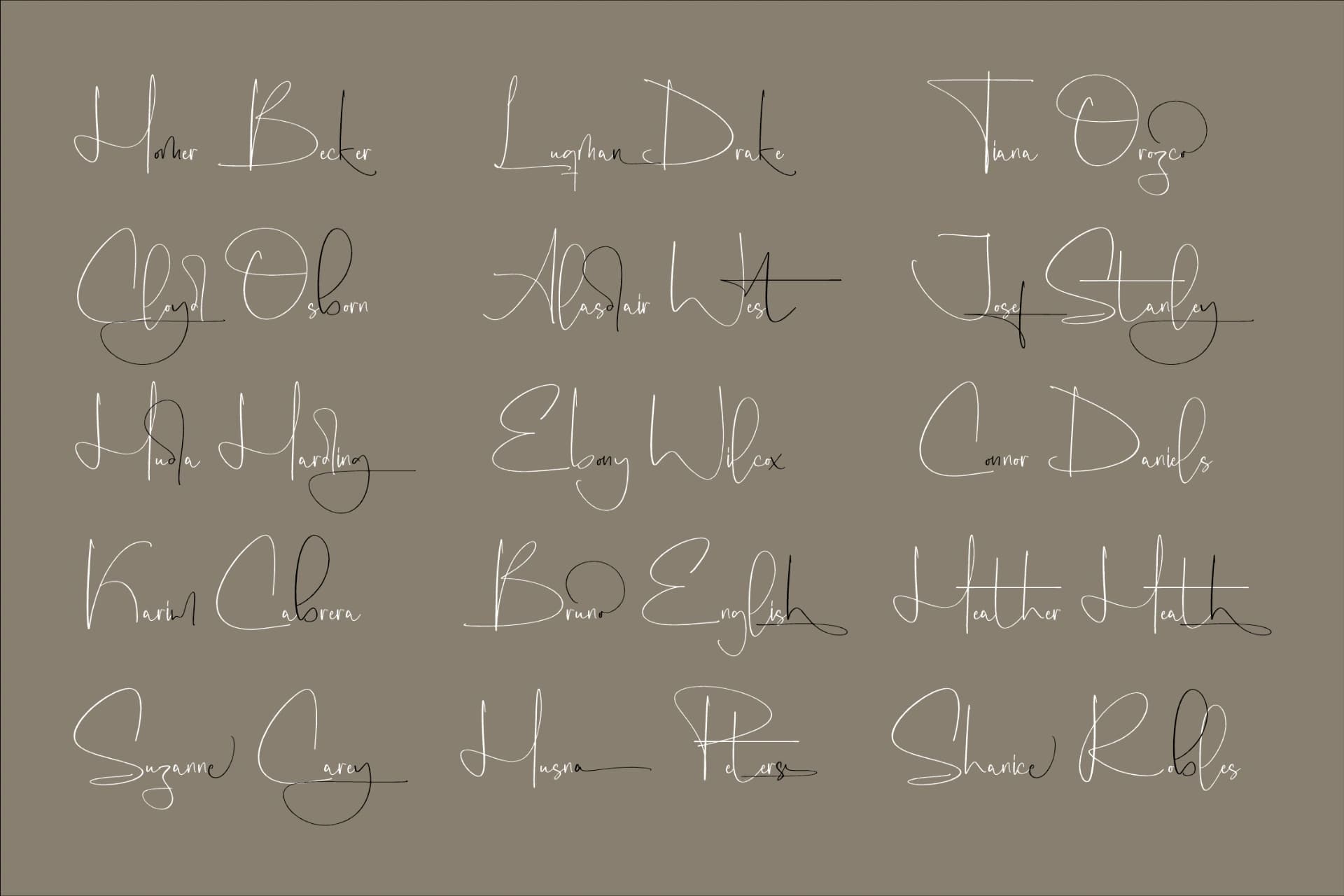 Preview 12 for Clomantso - Realistic Signature Font