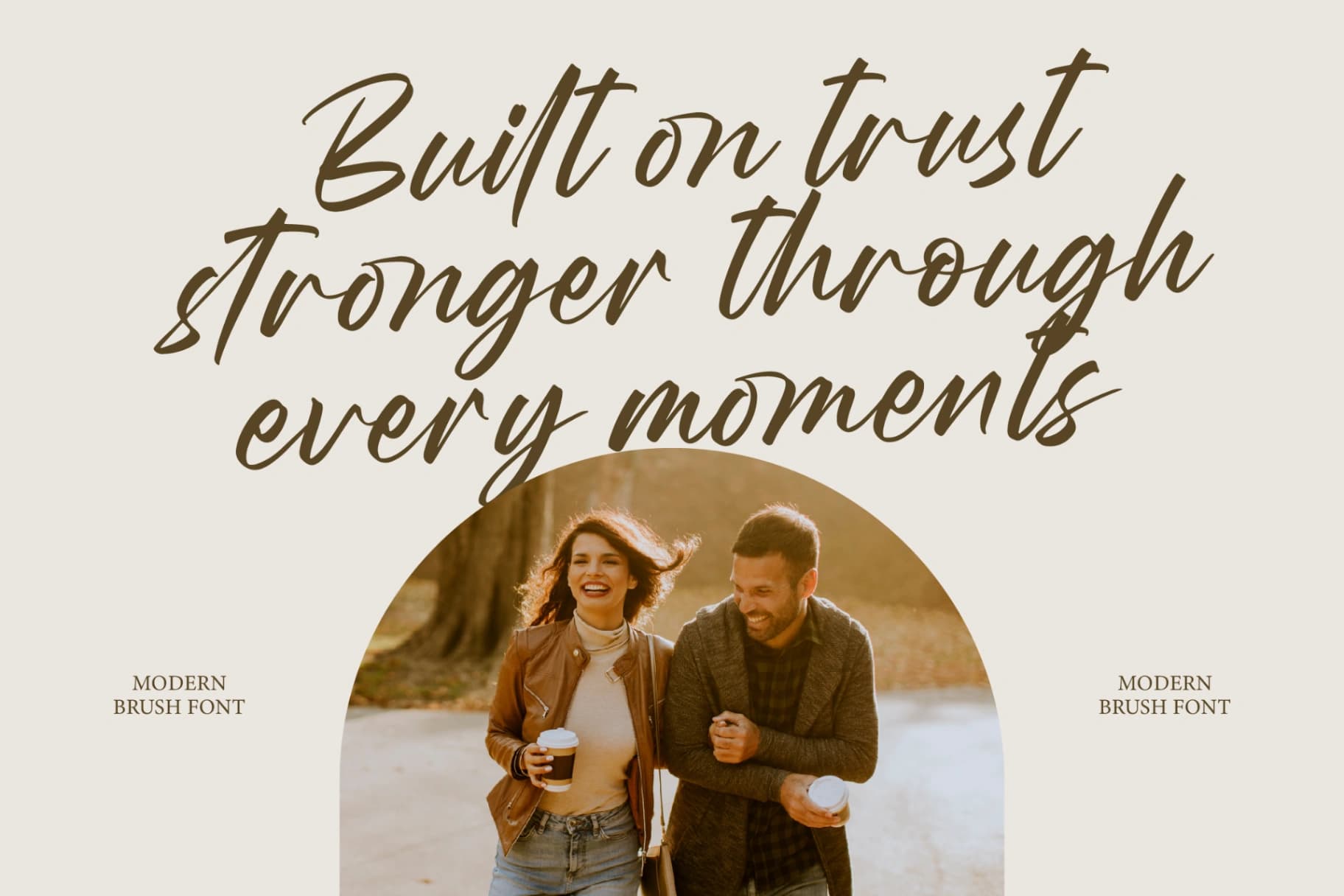Preview 2 for Wystine Esphelta - Modern Brush Font