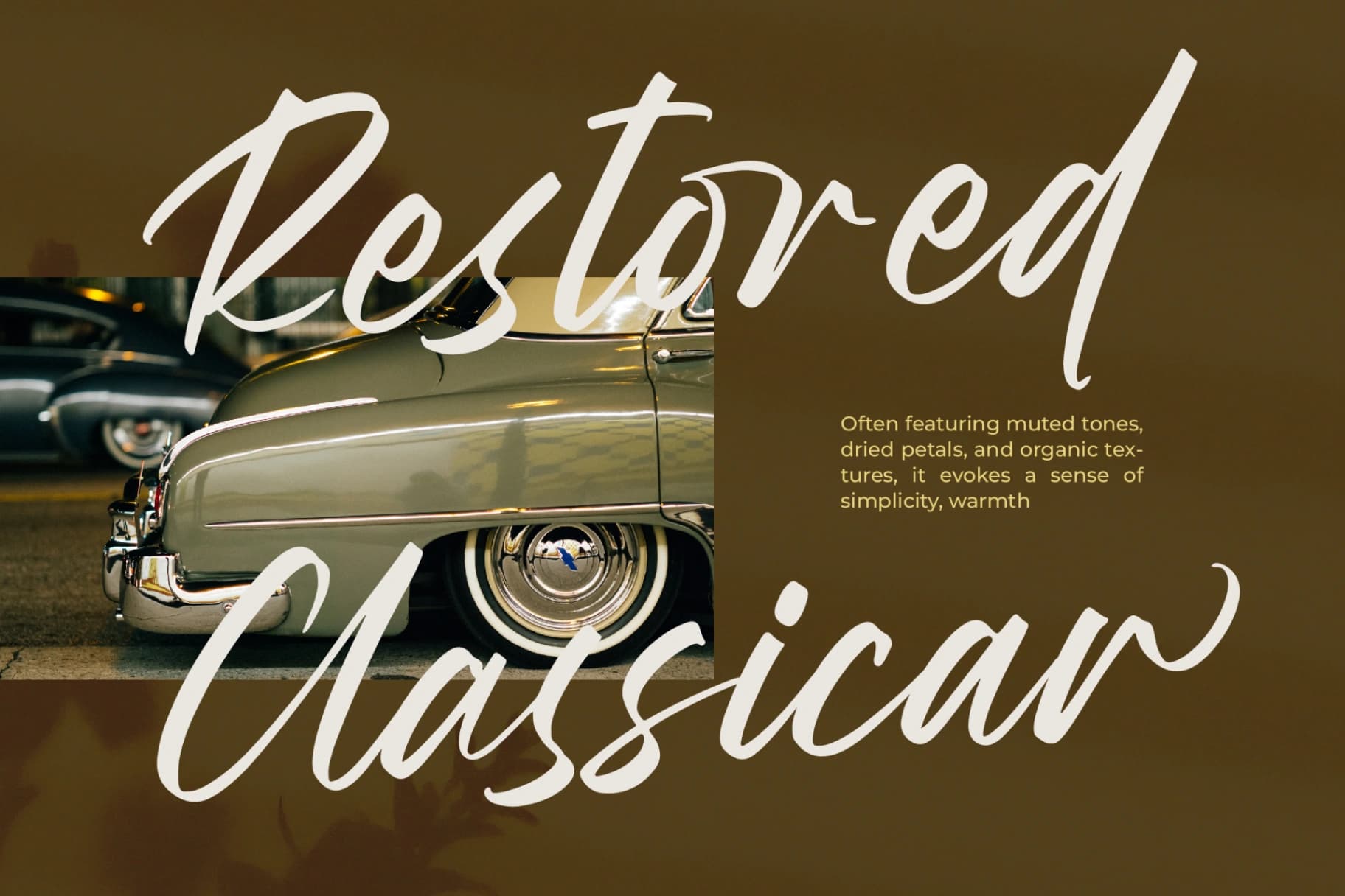 Preview 3 for Wystine Esphelta - Modern Brush Font