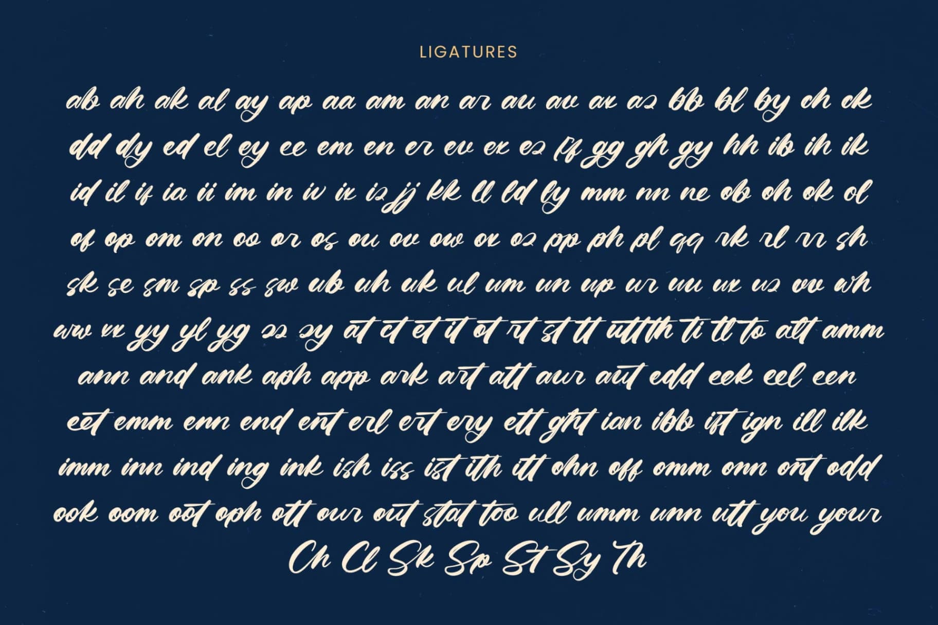 Preview 19 for Kinetic Motion - Modern Brush Font