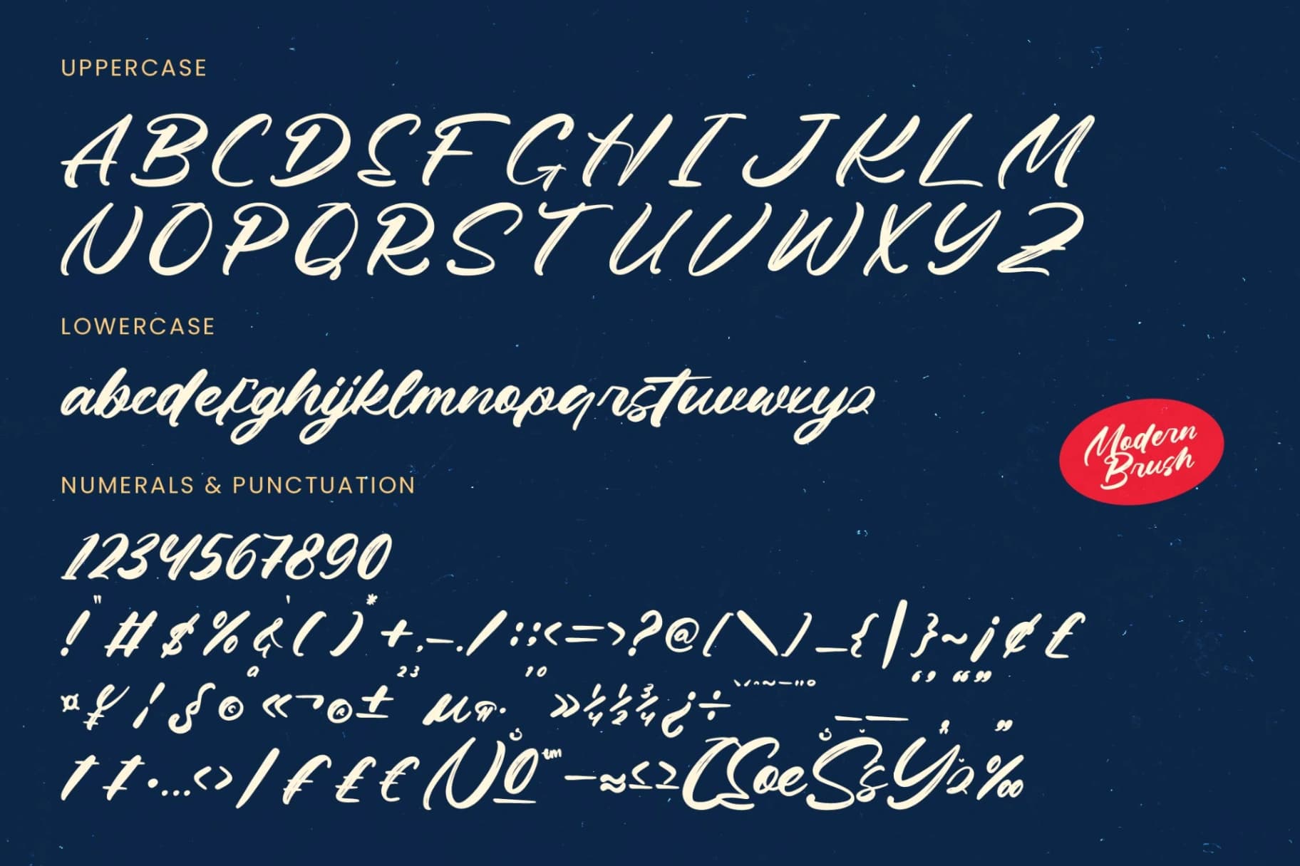 Preview 15 for Kinetic Motion - Modern Brush Font