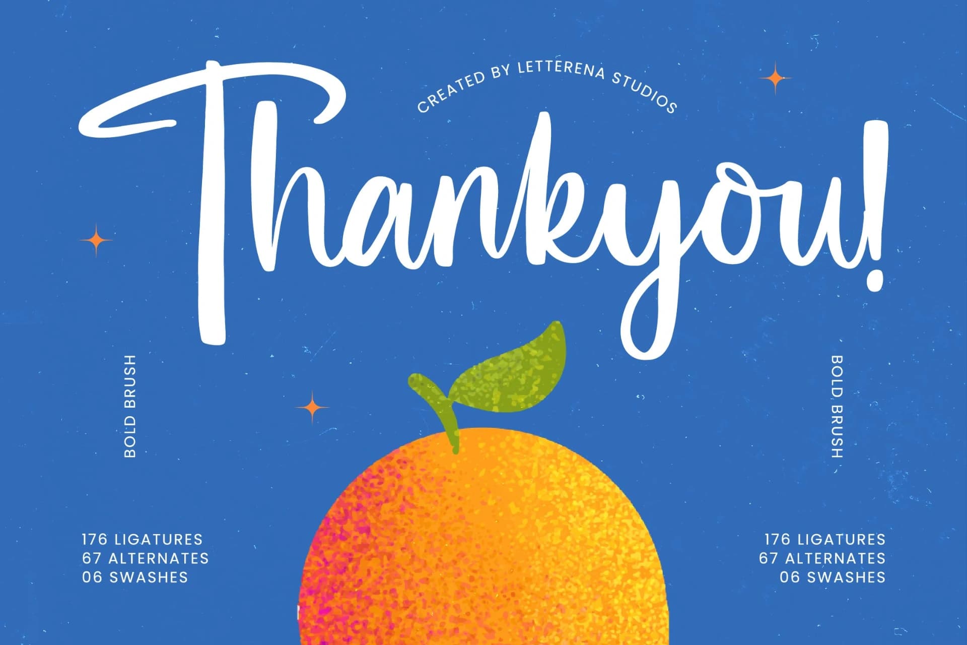 Preview 20 for Delights Fruity - Bold Brush Font