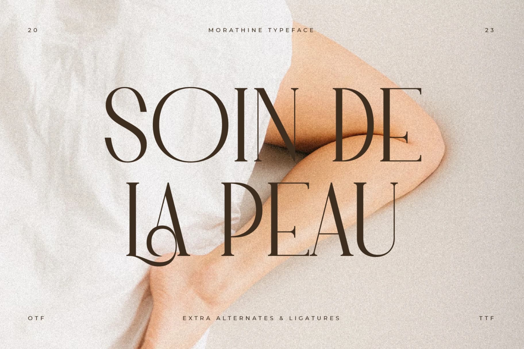Preview 8 for Morathine - Modern Display Typeface