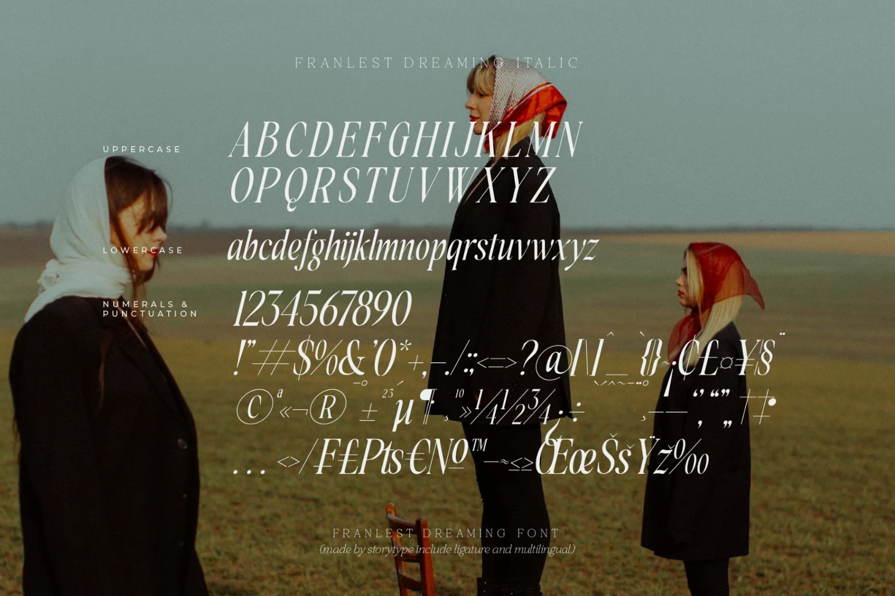 Preview 14 for Franlest Dreaming - Modern Serif Font