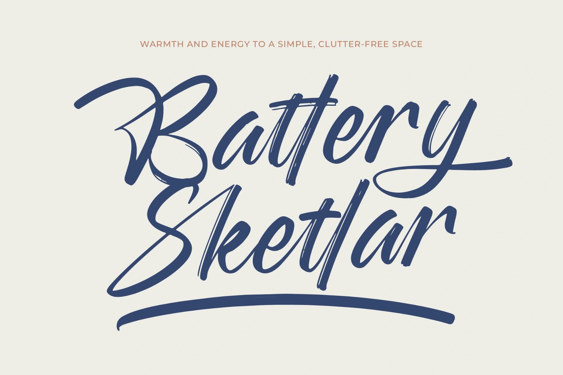 Preview 3 for Rangdak Morattes - Bold Brush Type Font