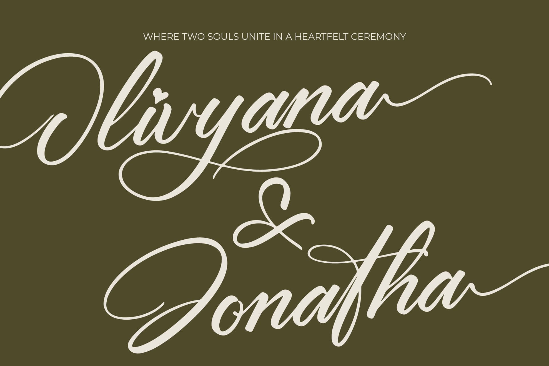 Preview 13 for Yeliska Dasmithe - Stylish Calligraphy Font