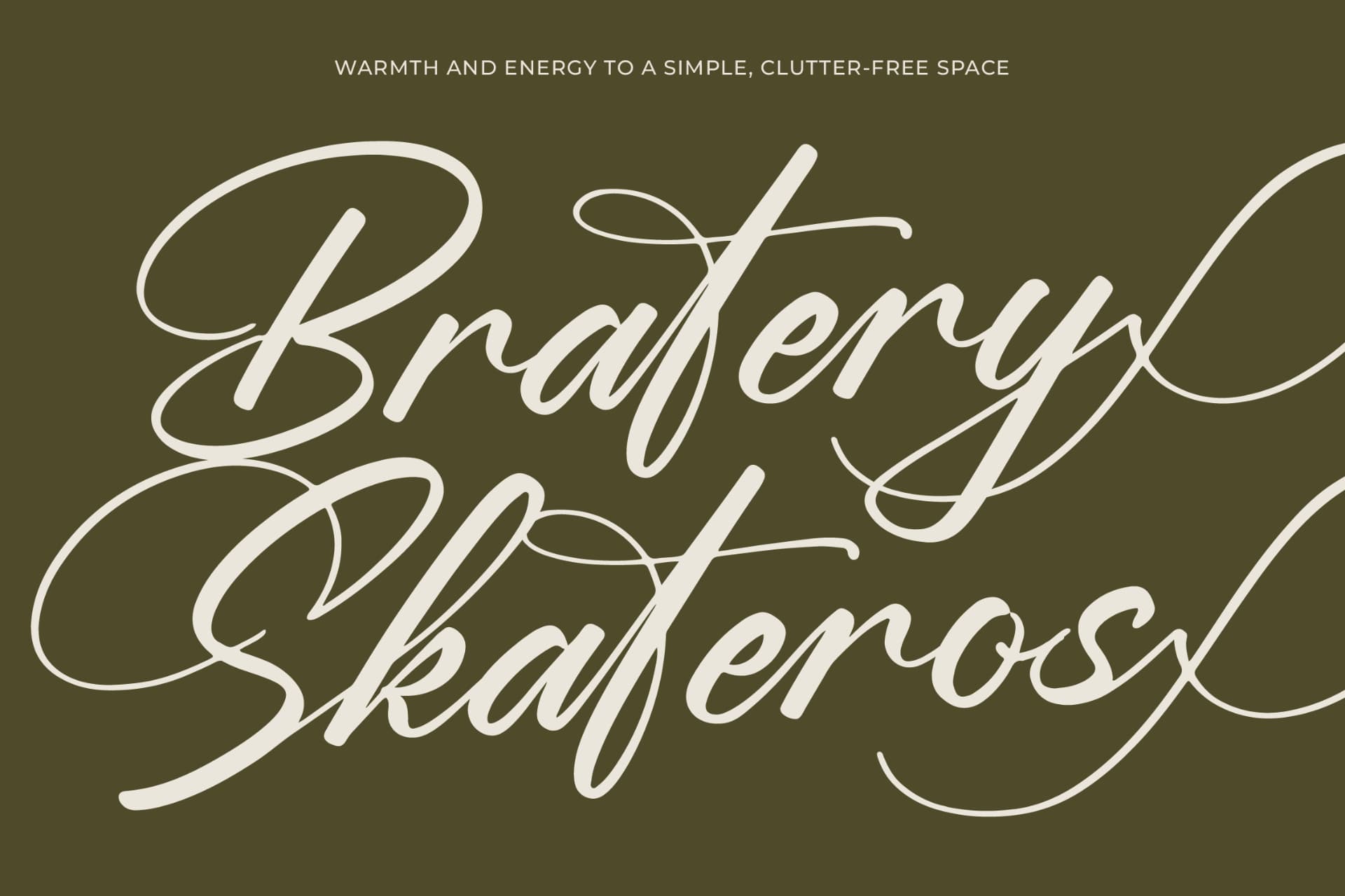 Preview 5 for Yeliska Dasmithe - Stylish Calligraphy Font
