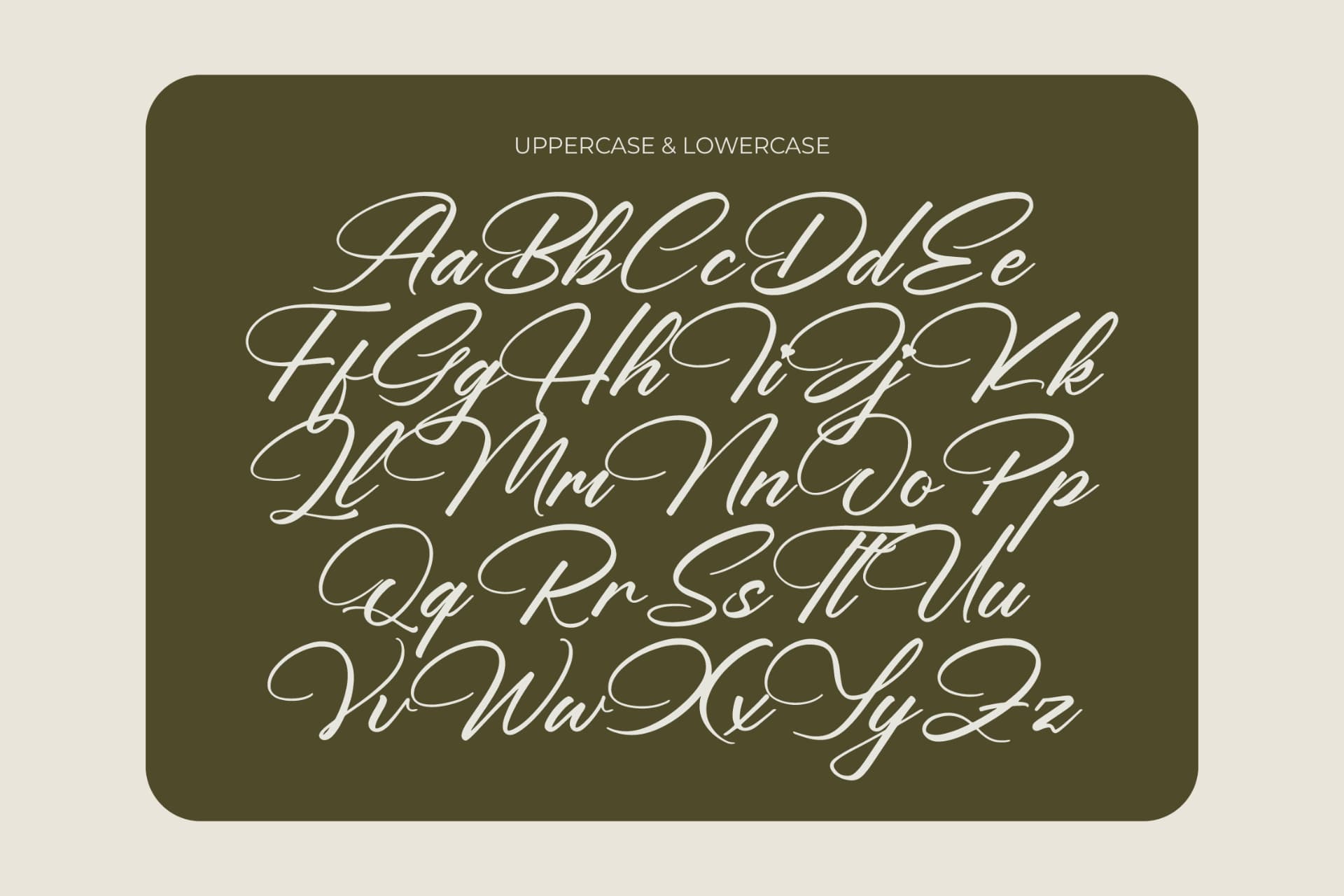 Preview 14 for Yeliska Dasmithe - Stylish Calligraphy Font