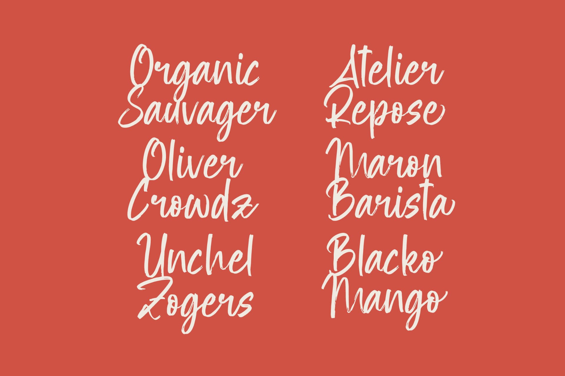 Preview 8 for Erottage Jhitaleon - Modern Brush Font Type
