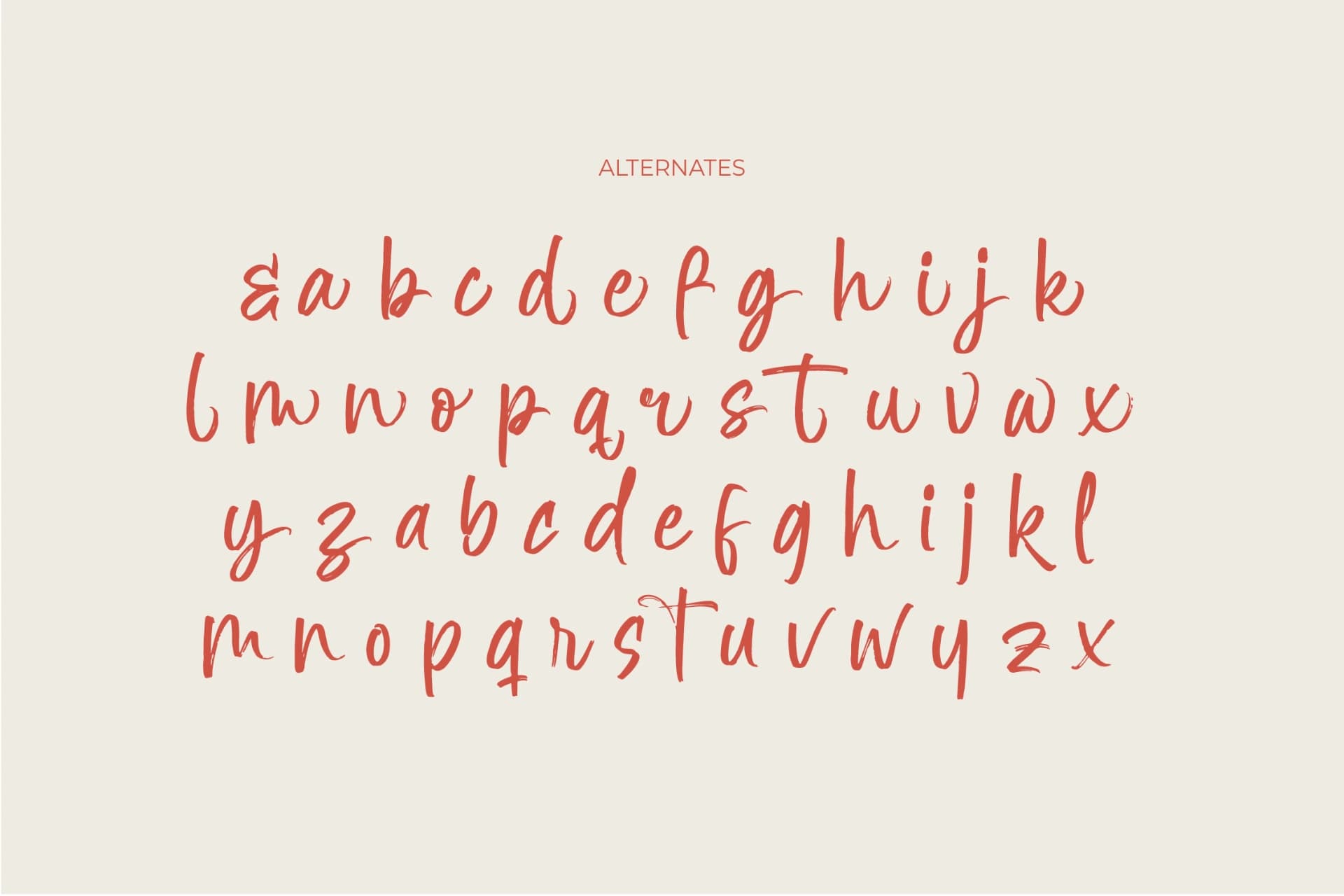 Preview 13 for Erottage Jhitaleon - Modern Brush Font Type