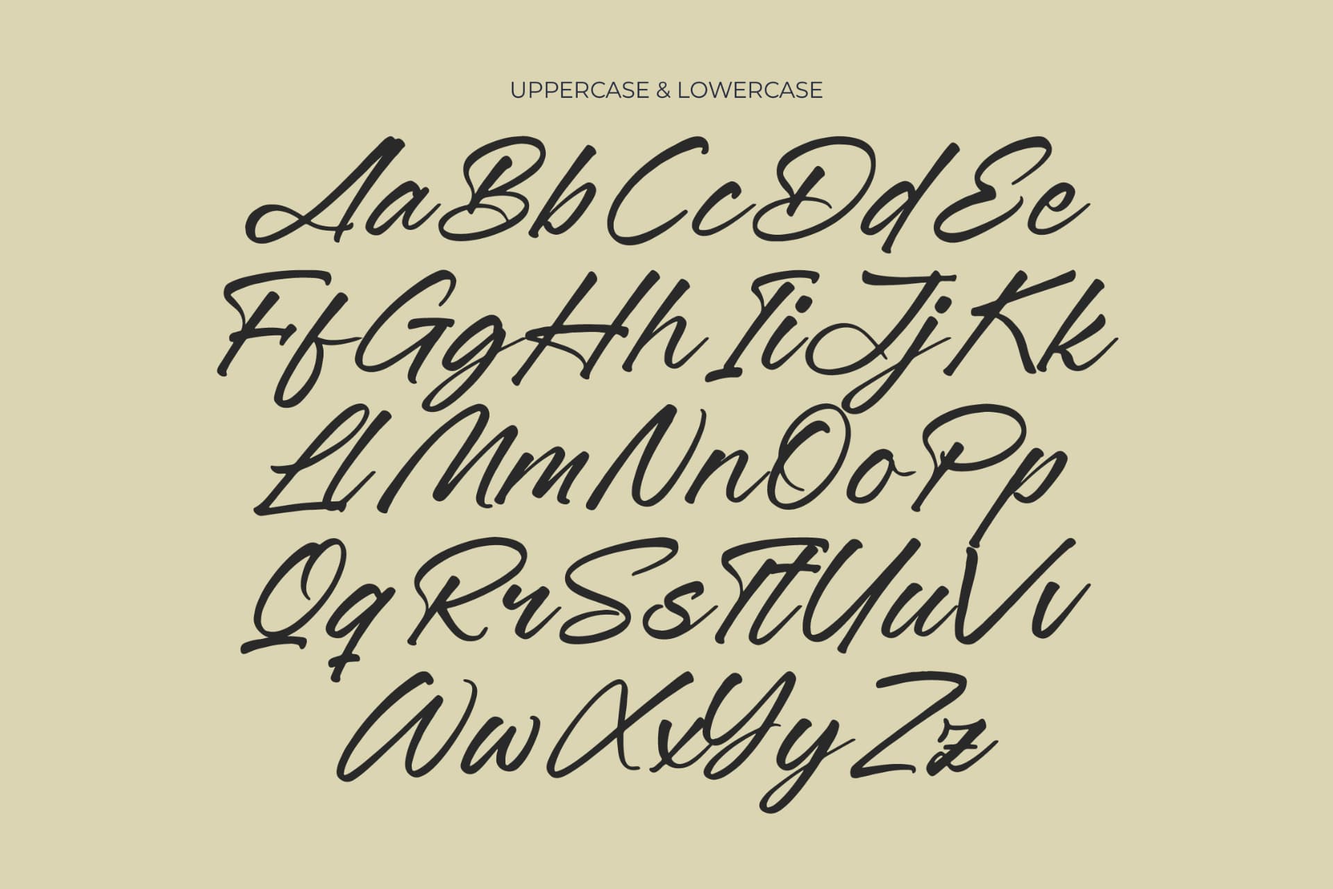 Preview 14 for Jonthay Stattera - Modern Script Font Type