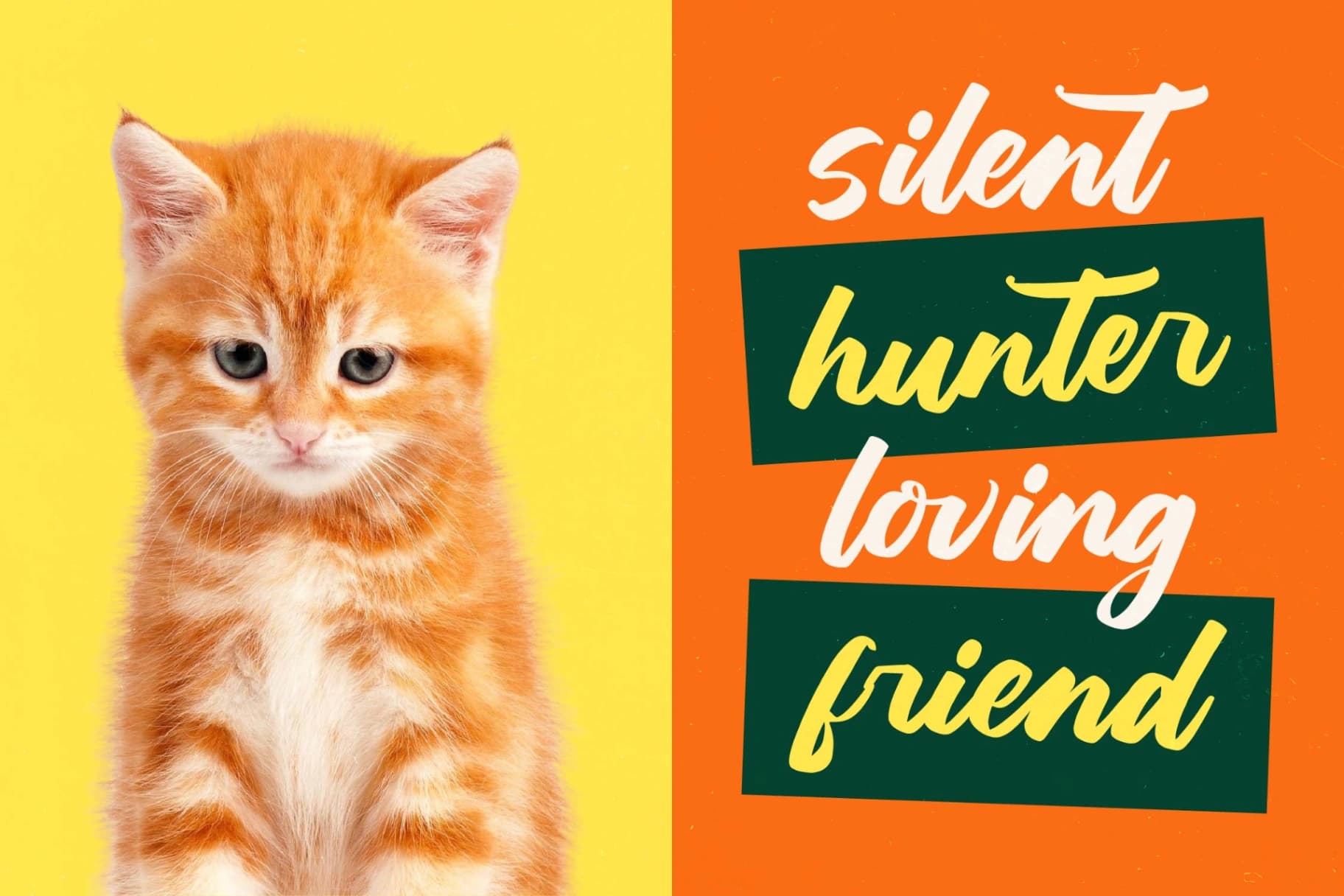 Preview 8 for Hunting Gather - Bold Handwritten Font