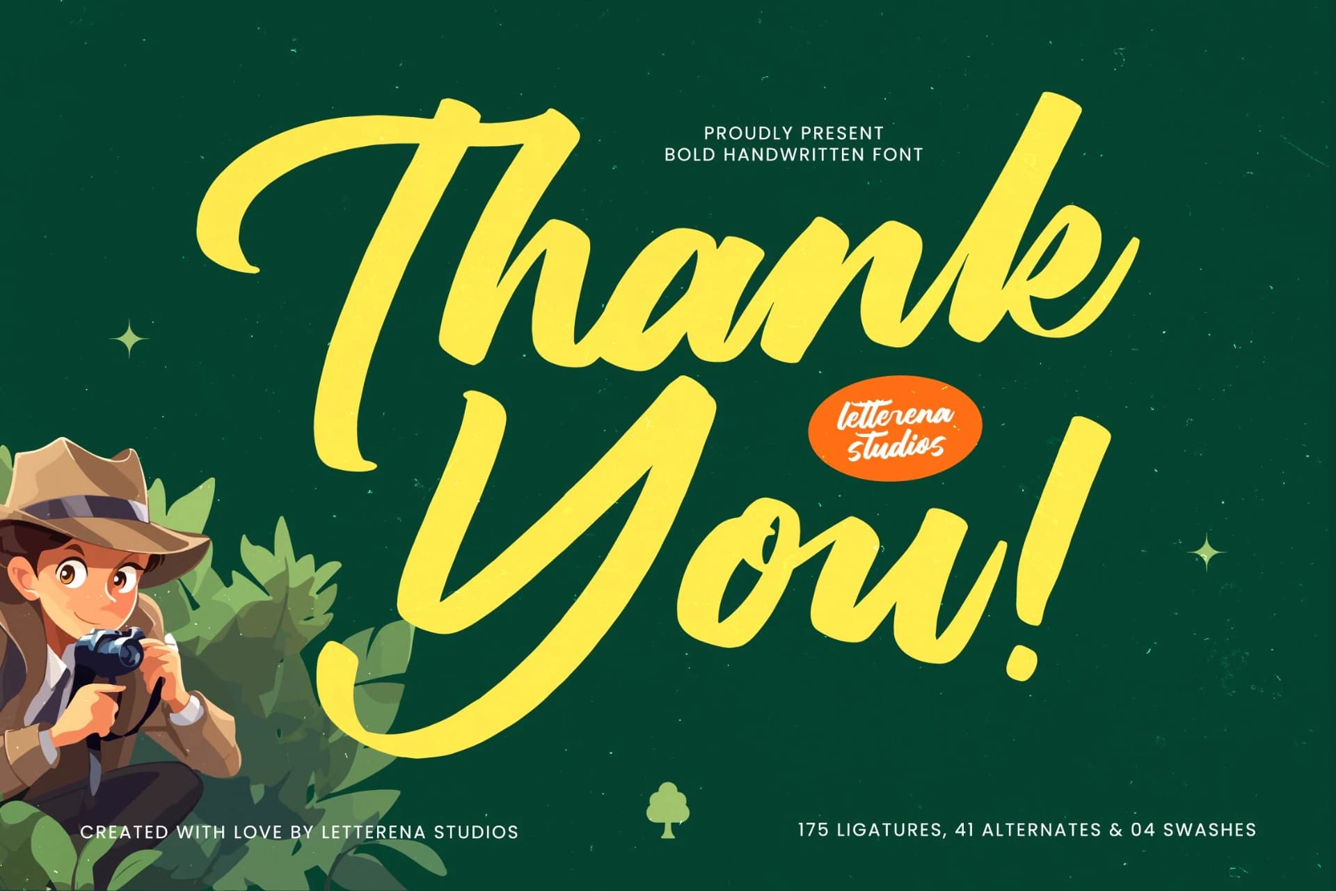 Preview 20 for Hunting Gather - Bold Handwritten Font