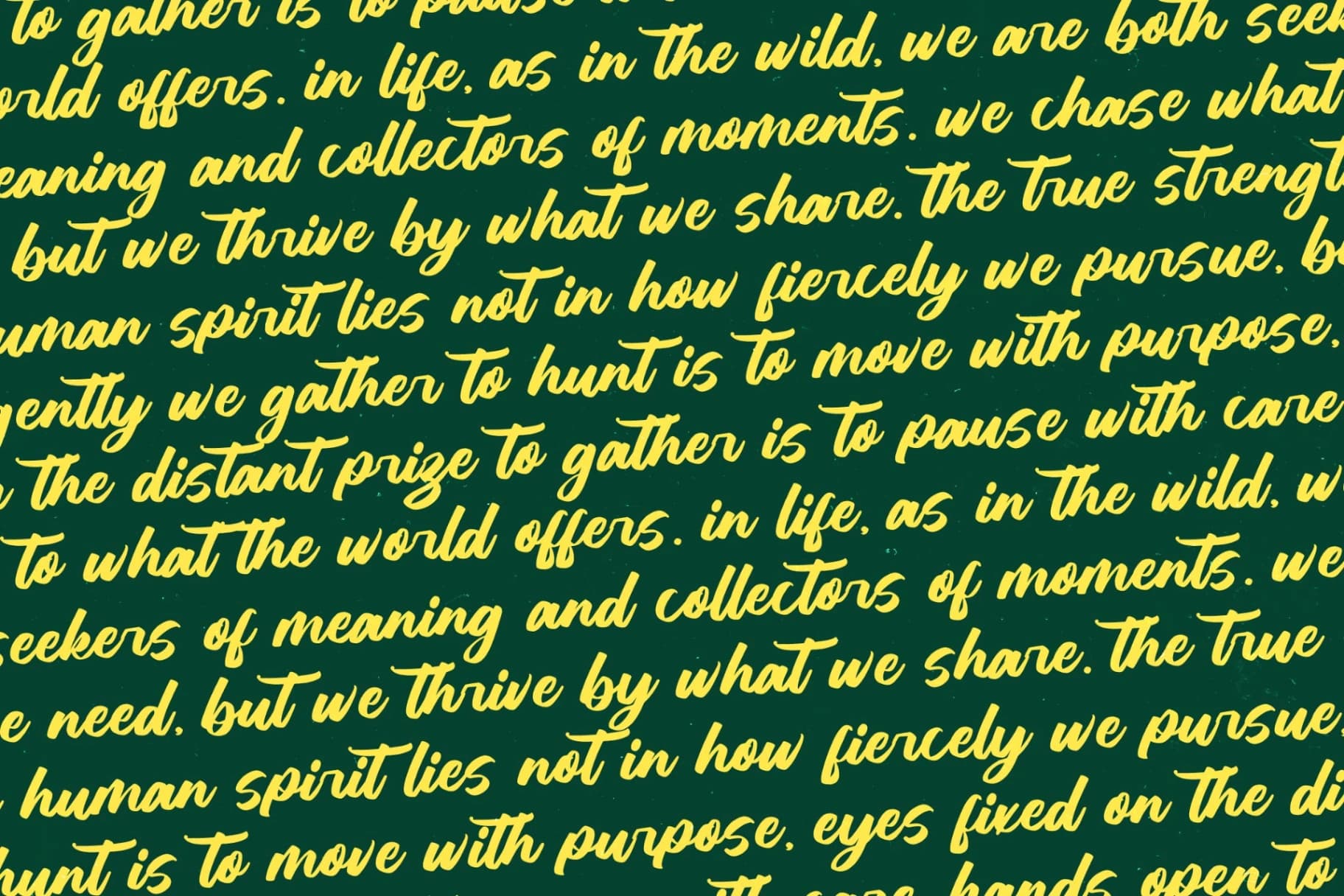Preview 15 for Hunting Gather - Bold Handwritten Font