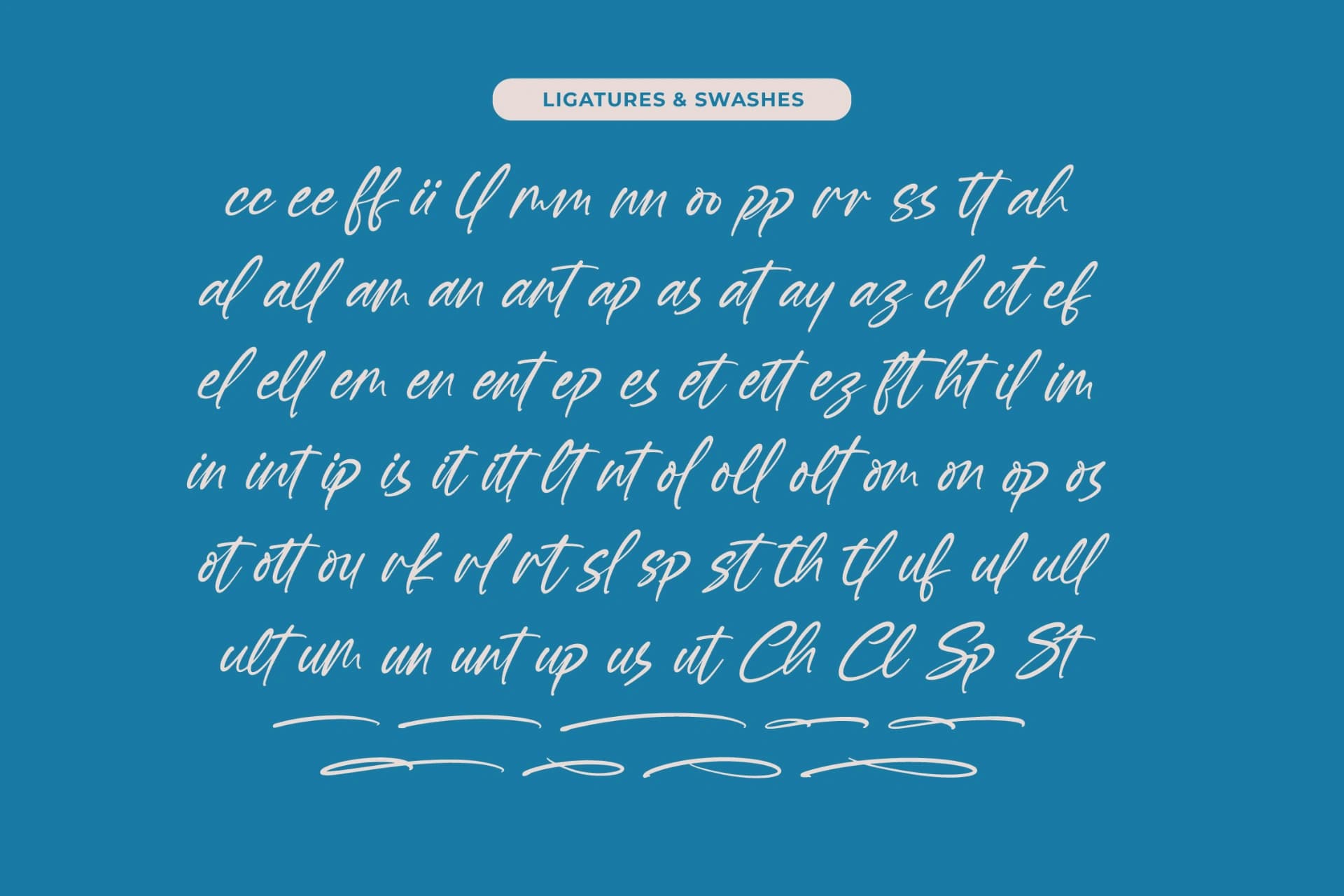 Preview 18 for Baterty Spotteam - Elegant Brush Font Type