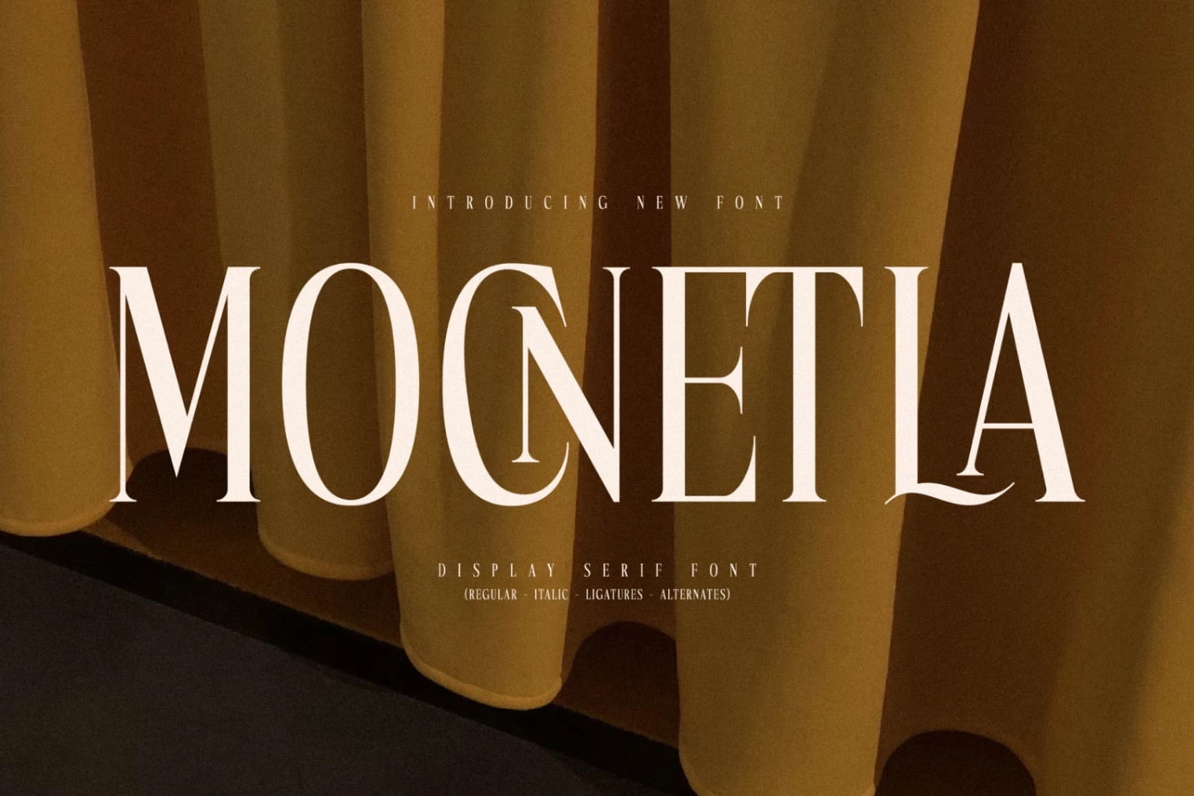 Preview of Mocnetla - Display Serif Font font
