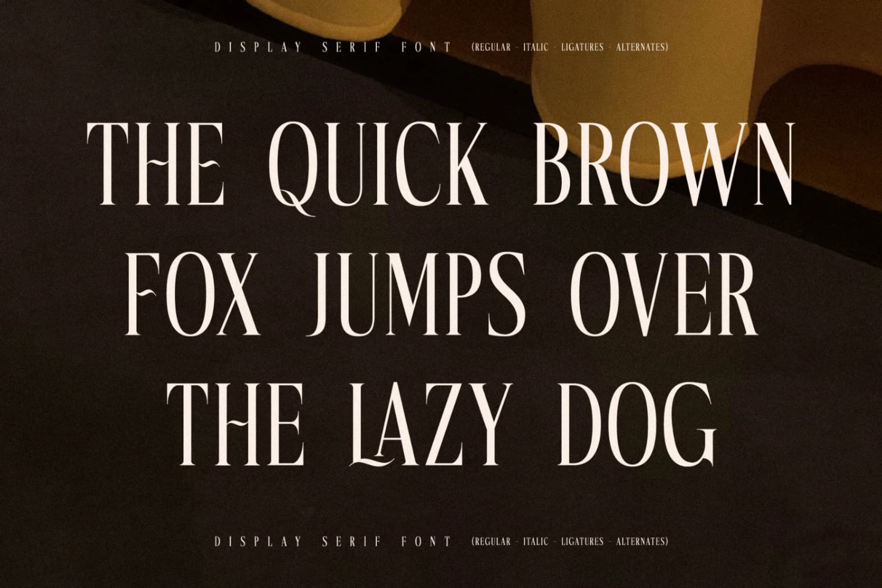 Preview 5 for Mocnetla - Display Serif Font