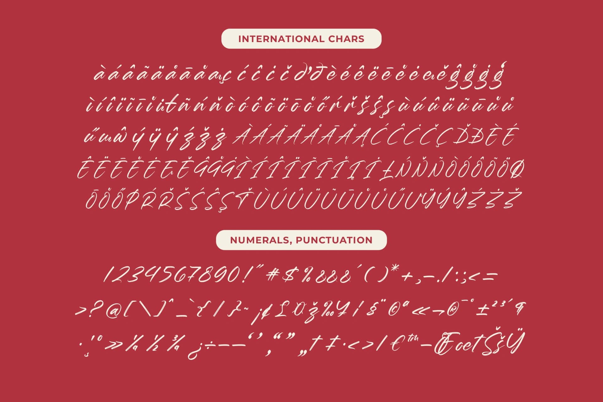 Preview 19 for Whadrat Chothelis - Modern Brush Font Type