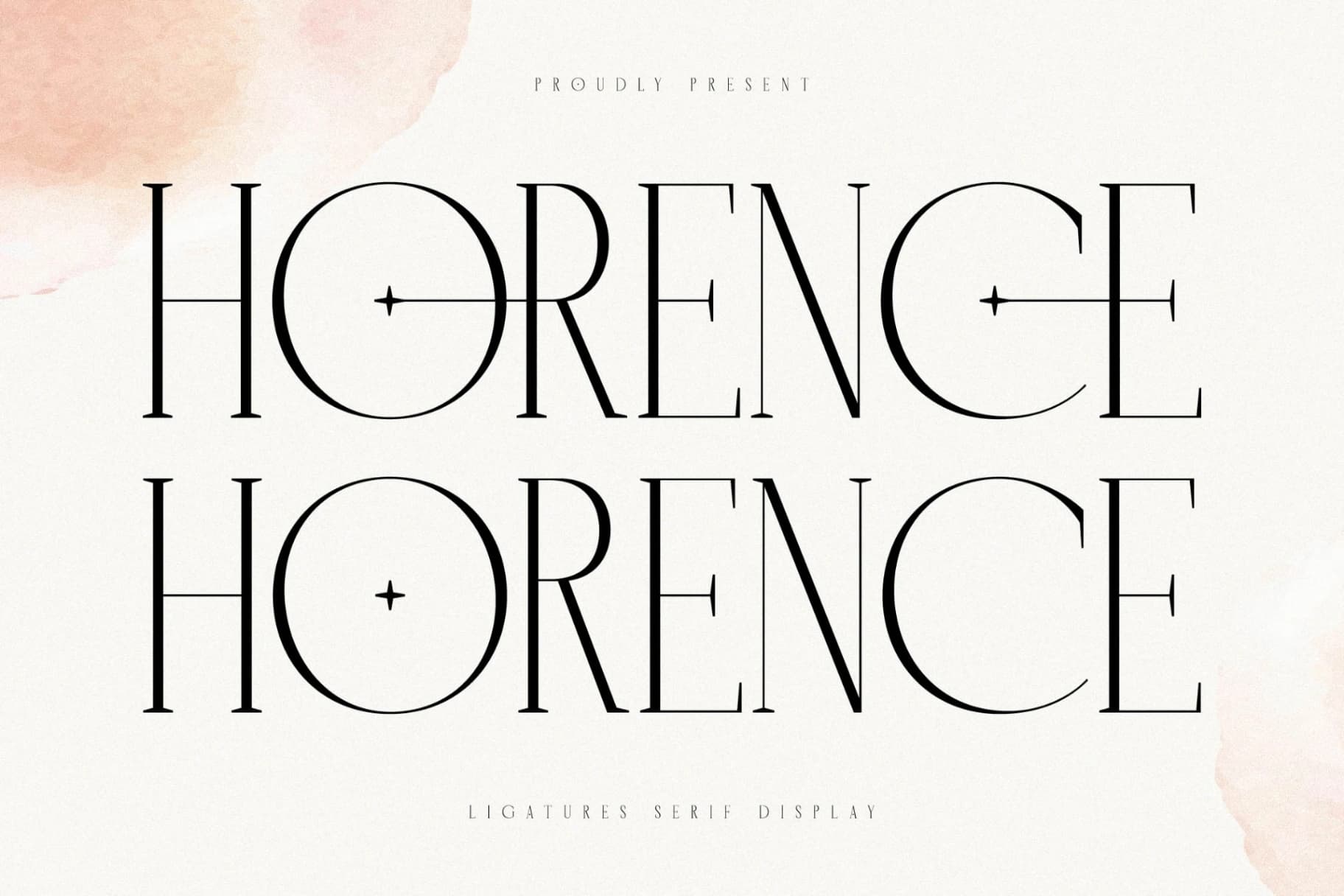 Preview of Horence - Ligature Serif Display font