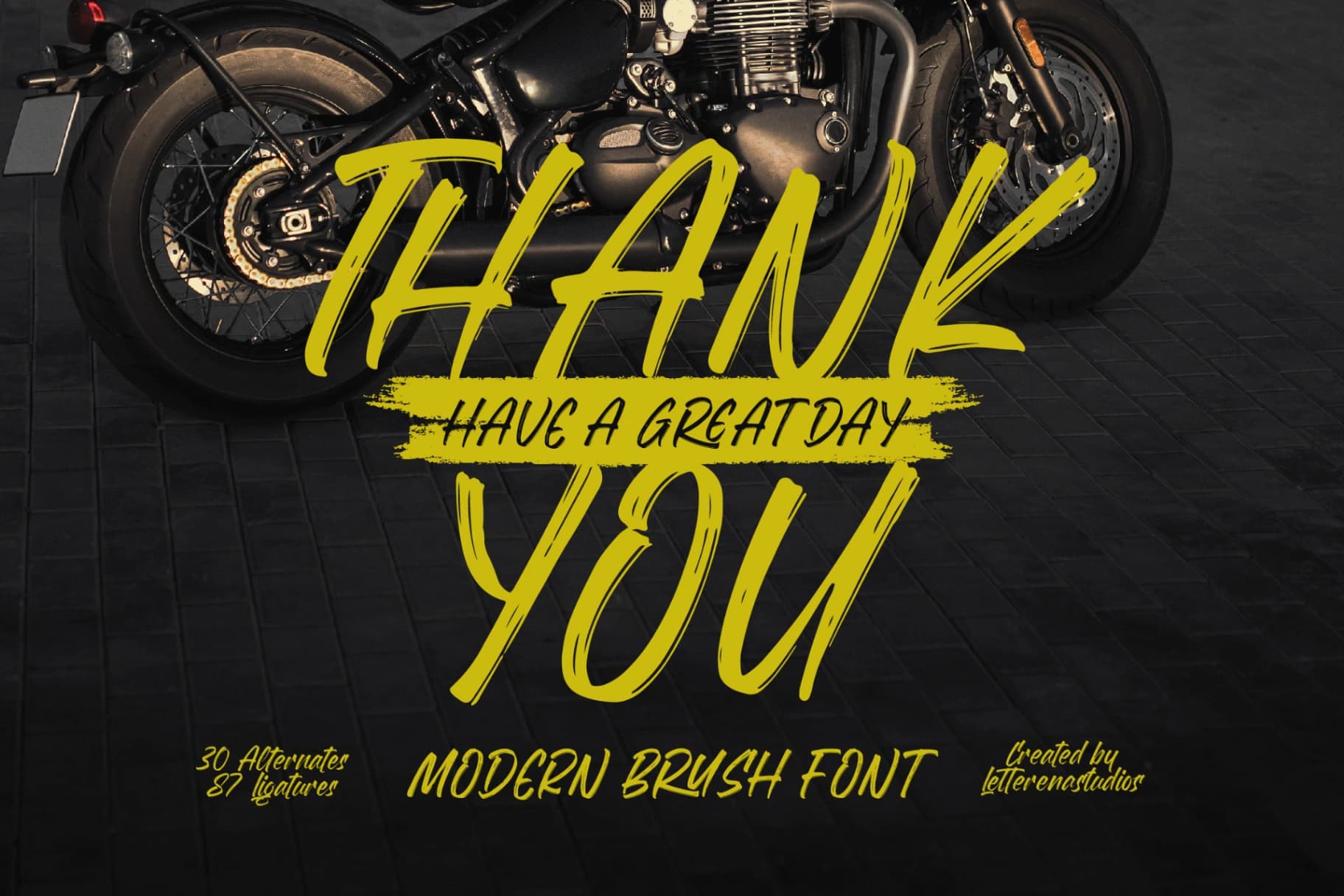 Preview 15 for Flackin Bruska - Modern Brush Font