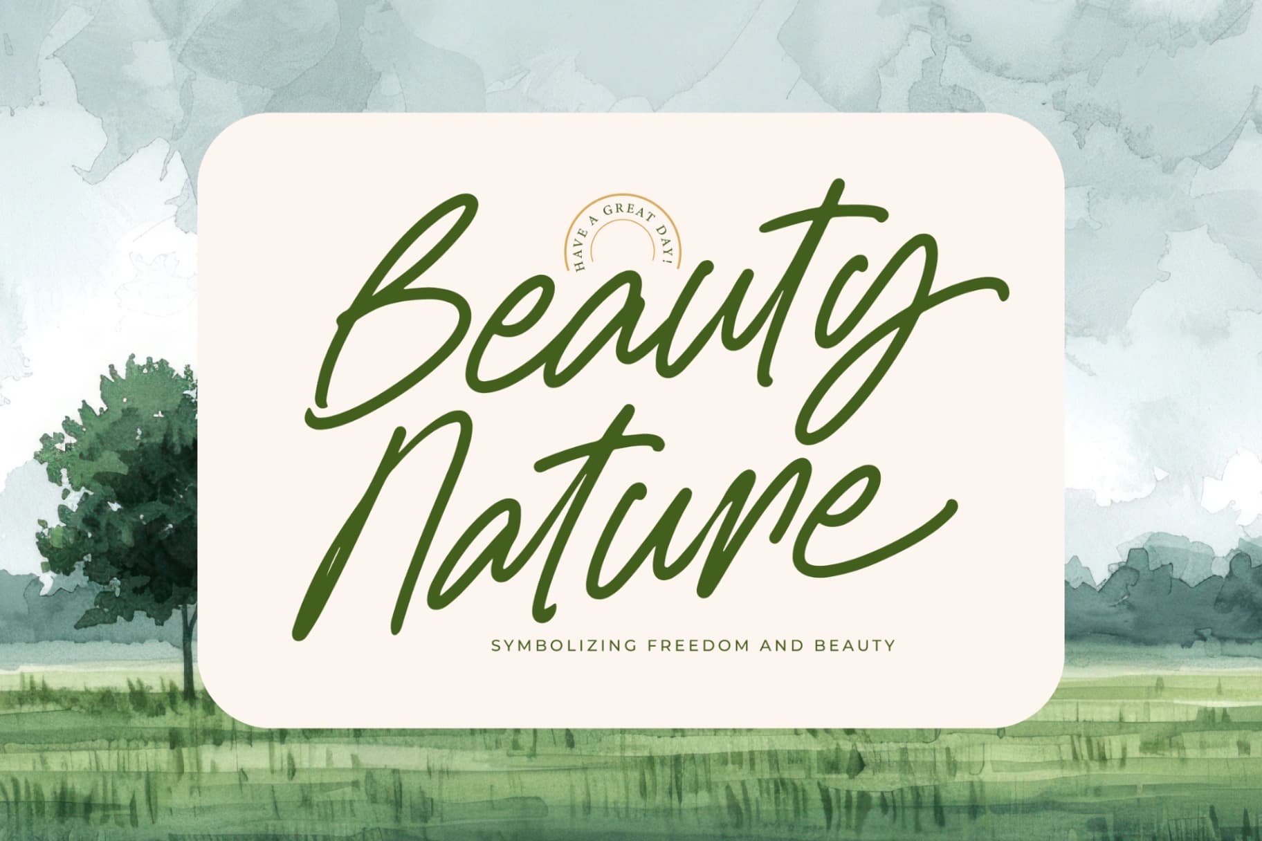 Preview 8 for Sejatty Gartena - Aesthetic Handwritten Font