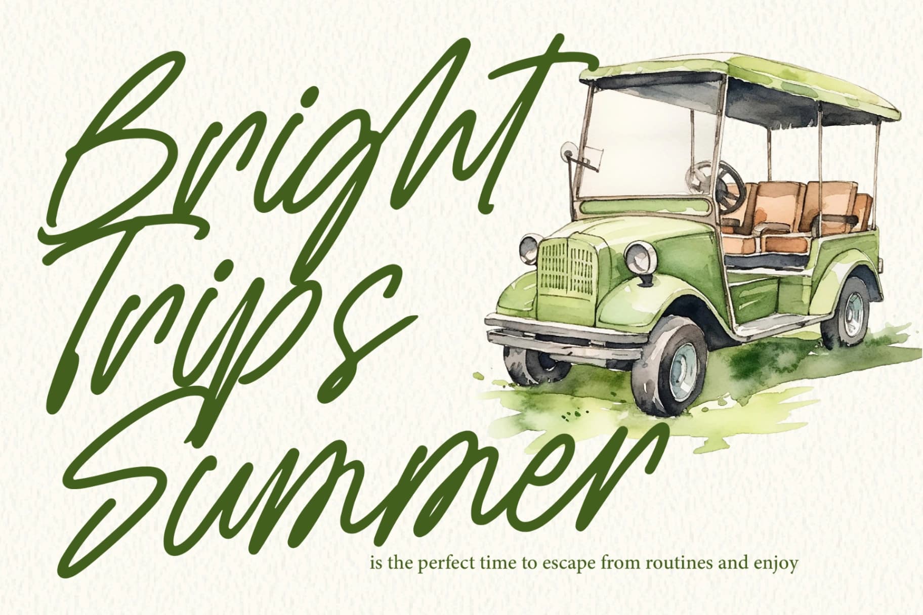 Preview 11 for Sejatty Gartena - Aesthetic Handwritten Font