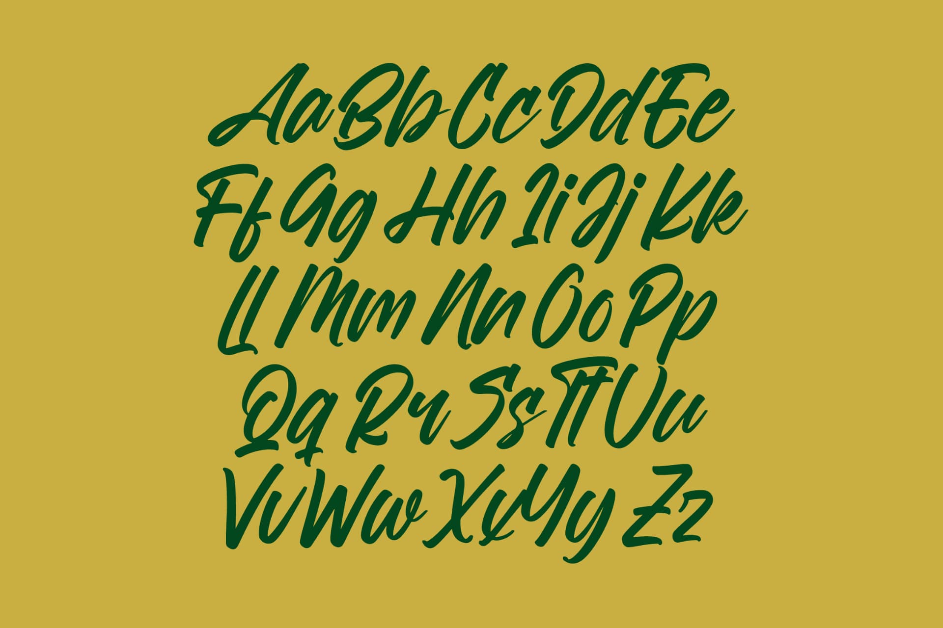 Preview 14 for Royalett Santhun - Bold Handwritten Font