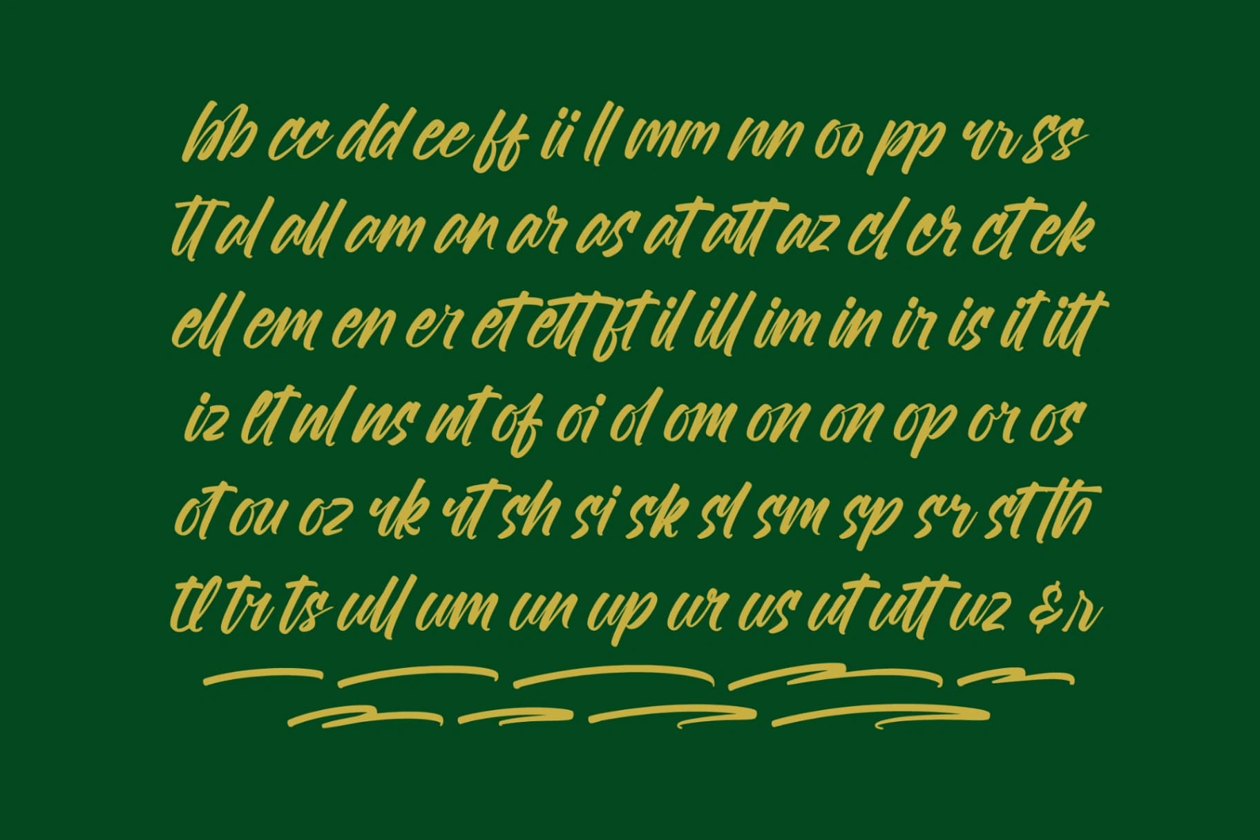 Preview 9 for Royalett Santhun - Bold Handwritten Font