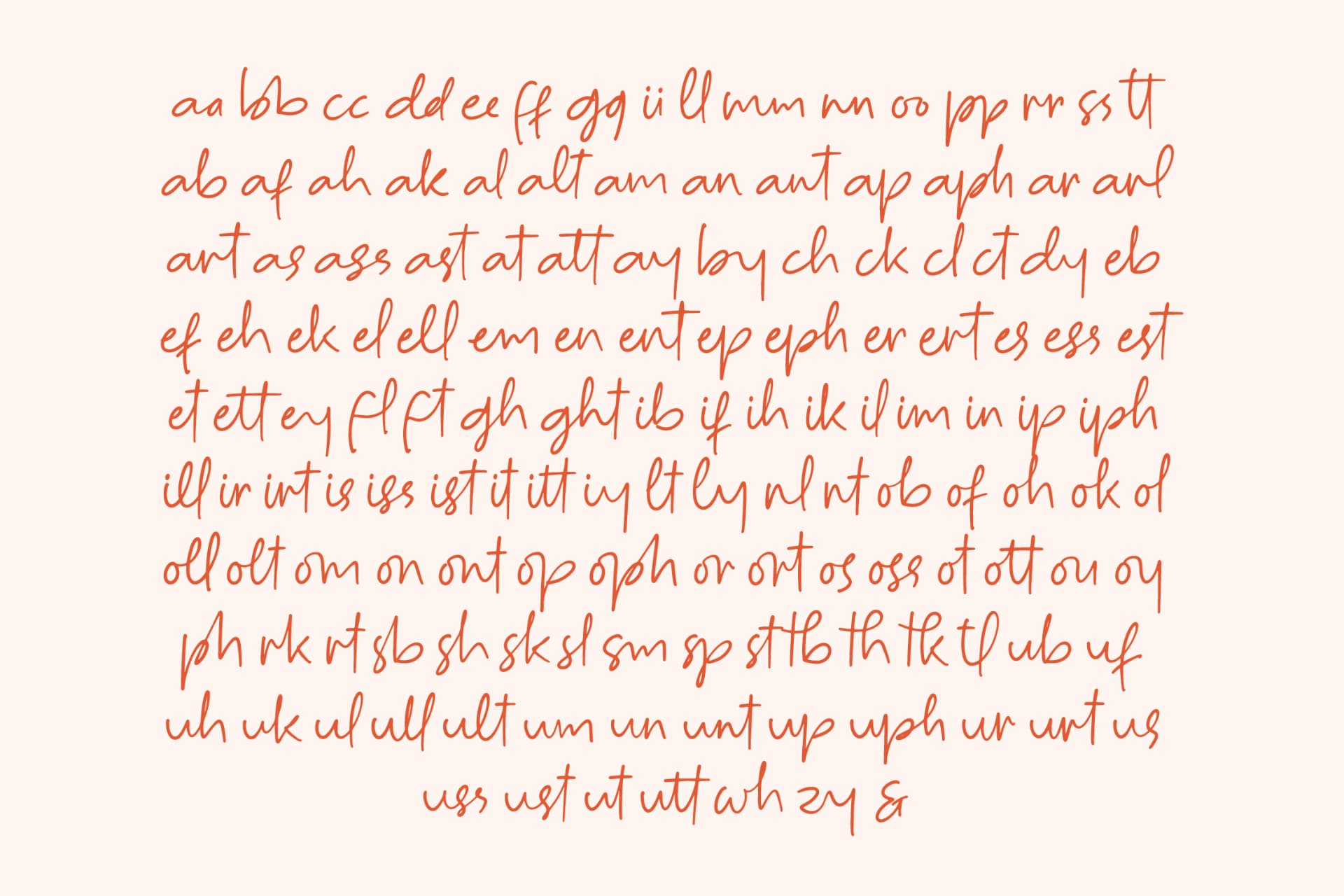 Preview 13 for Thursday Marchi - Sticky Note Font