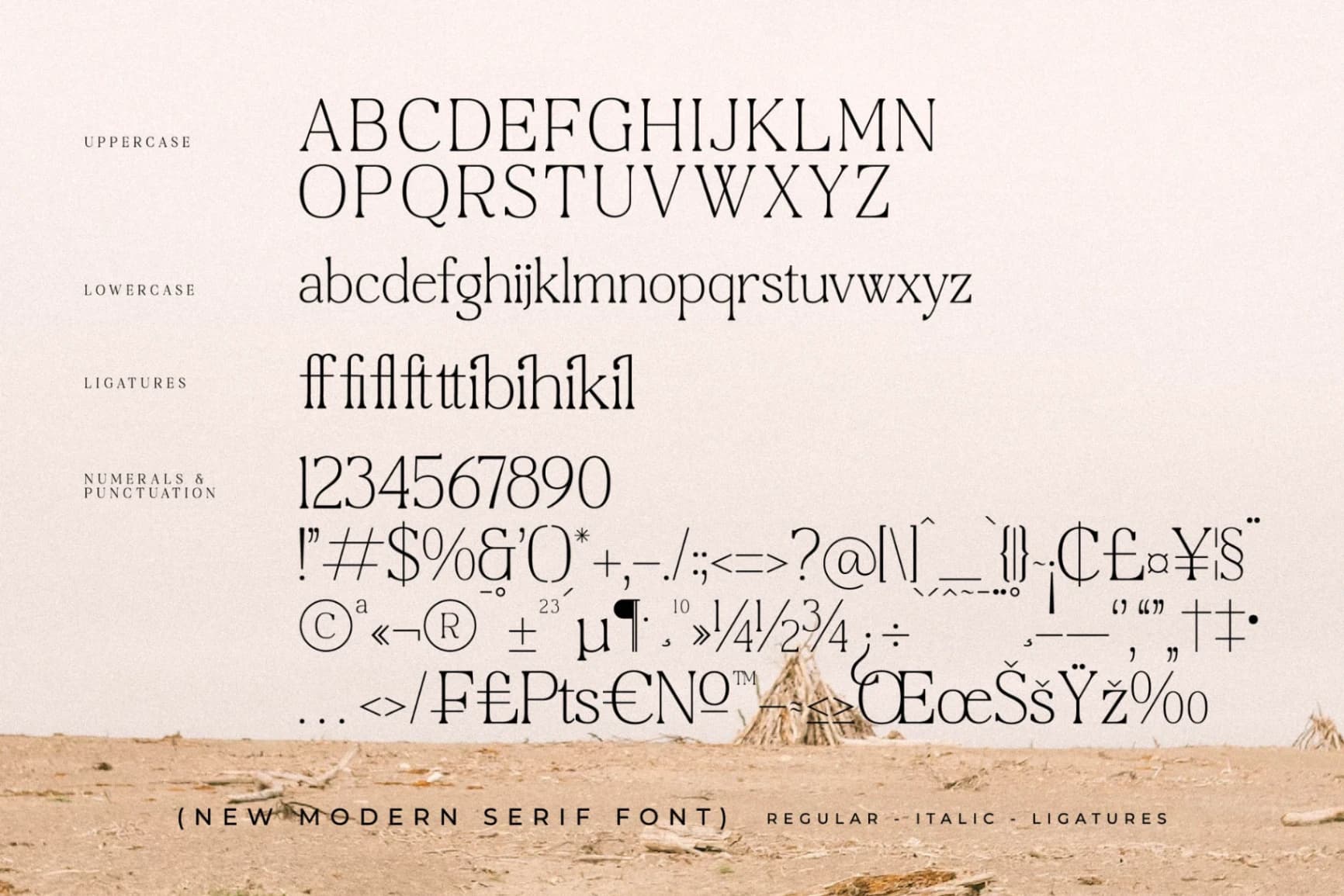 Preview 13 for Craftern - New Modern Serif Font