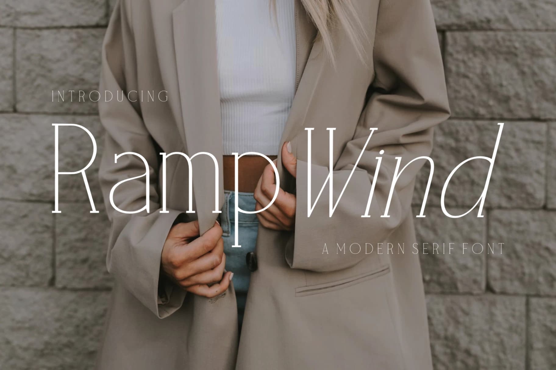 Preview of Rampwind - Modern Serif Font font