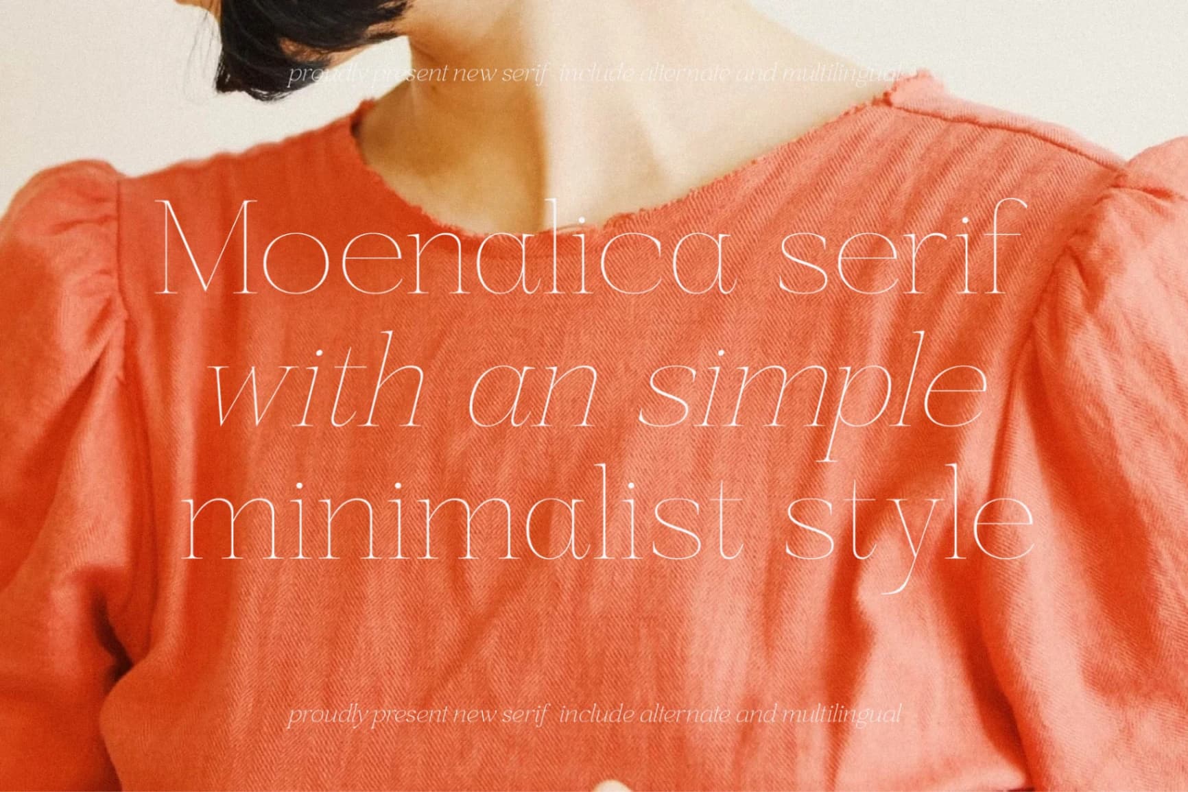 Preview 5 for Moenalica - Modern Serif Font