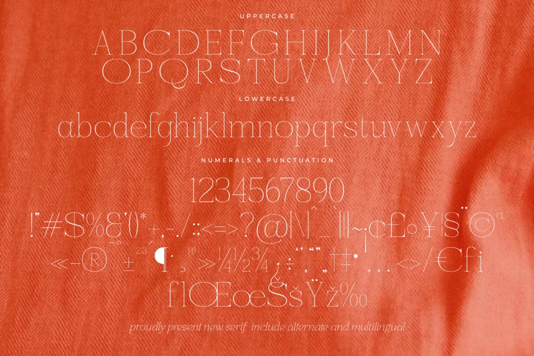 Preview 13 for Moenalica - Modern Serif Font