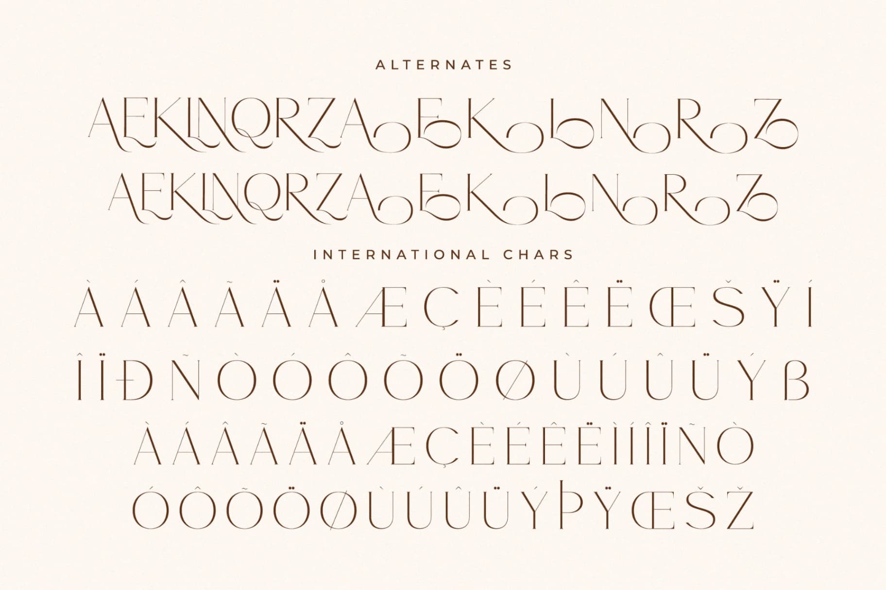 Preview 14 for Noracle - Modern Font Serif Alternate