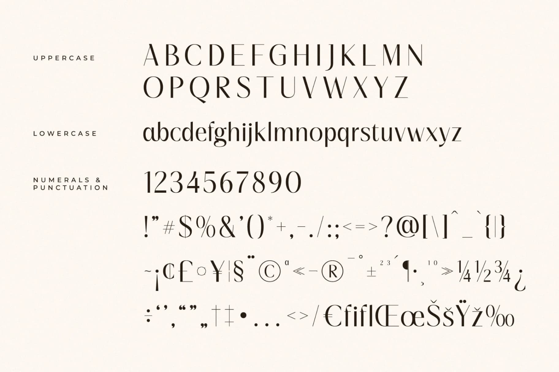 Preview 13 for Qiblah - New Modern Sans Serif