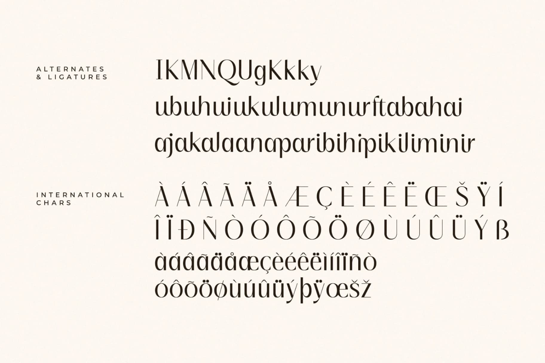 Preview 14 for Qiblah - New Modern Sans Serif