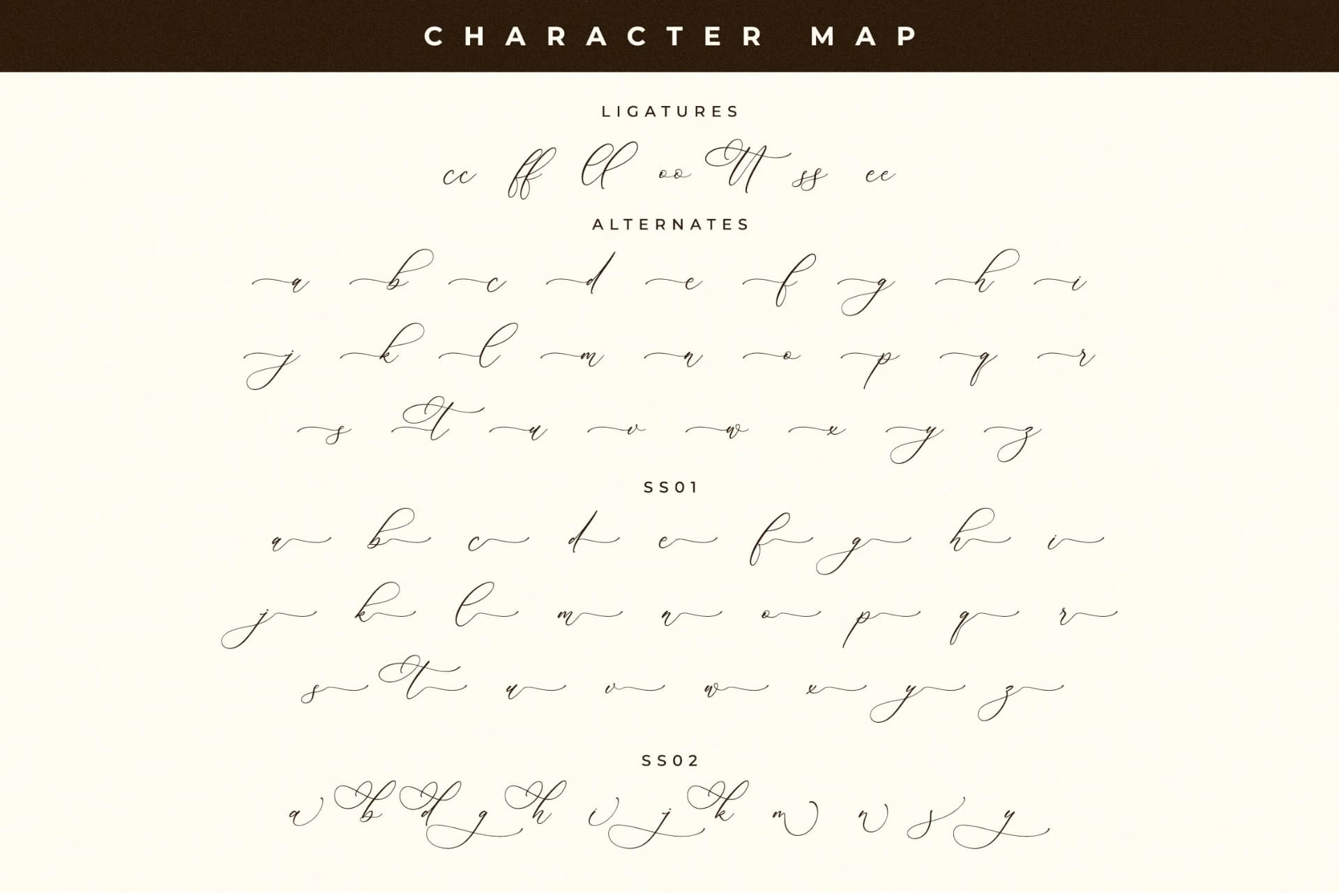 Preview 14 for Creattons Balleryna – Beauty Calligraphy Script