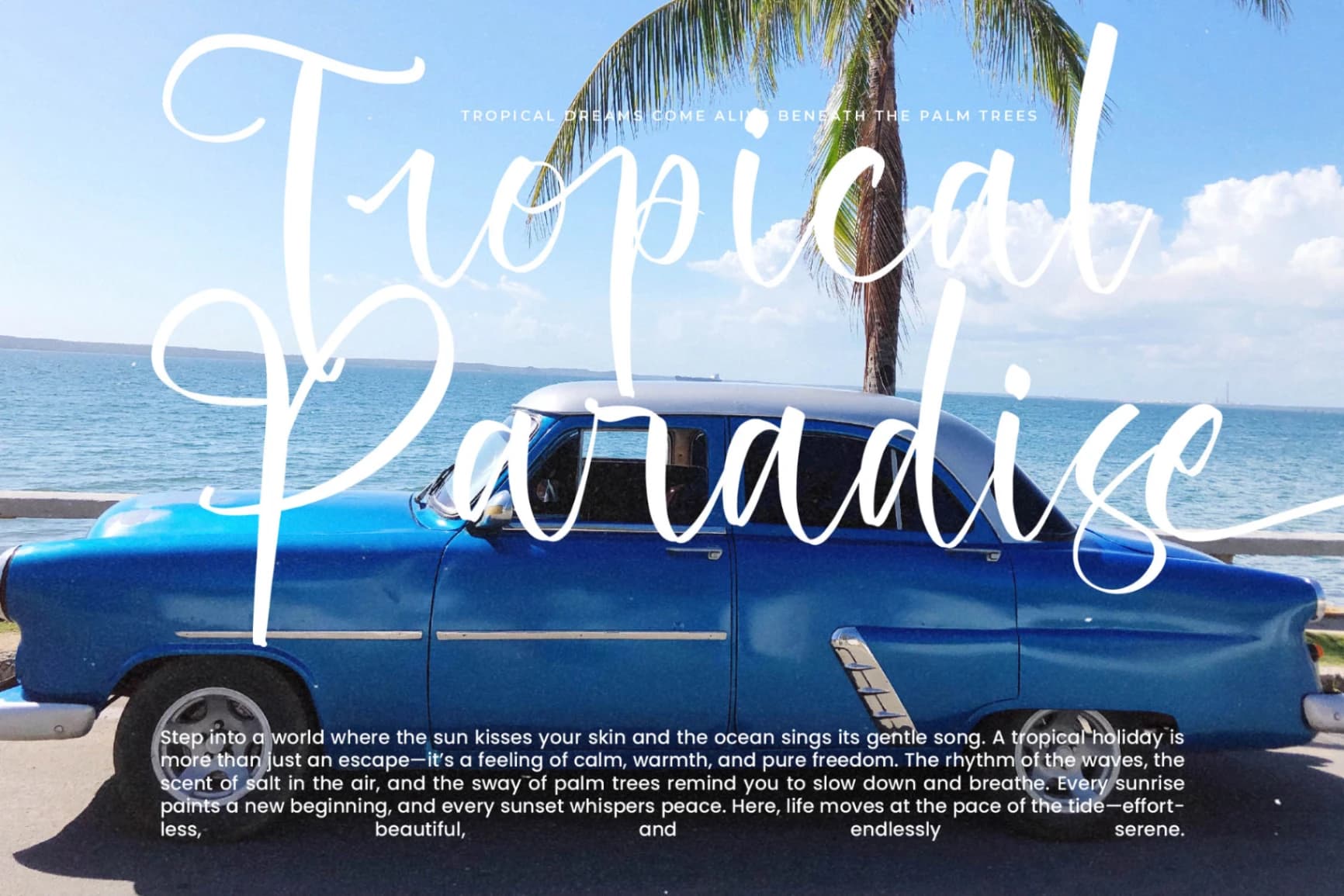 Preview 6 for Horizon Serenity - Modern Handwritten Script Font