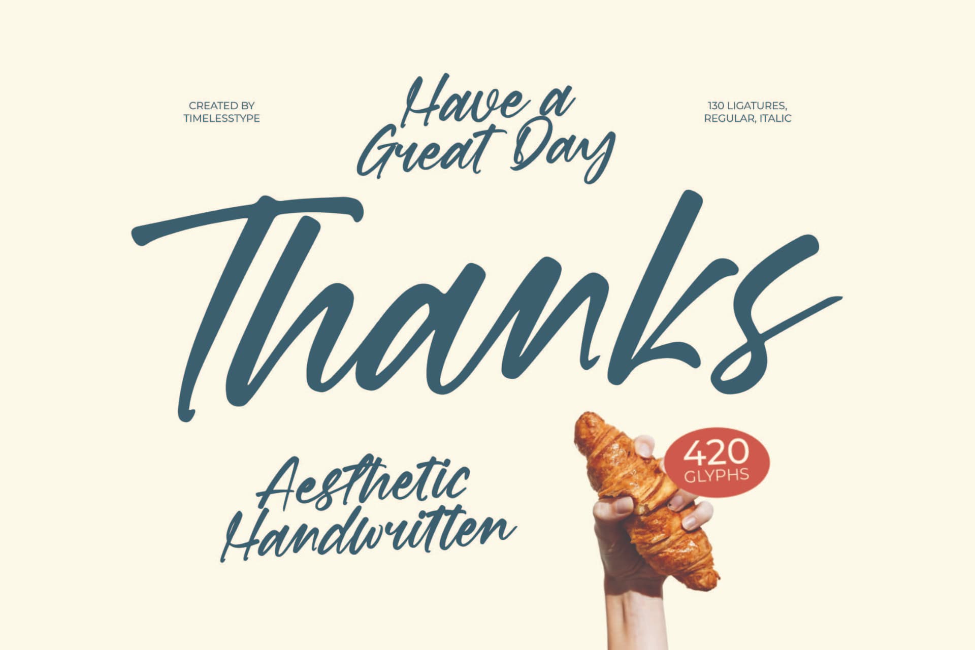 Preview 15 for Daniela Butters - Aesthetic Handwritten Font