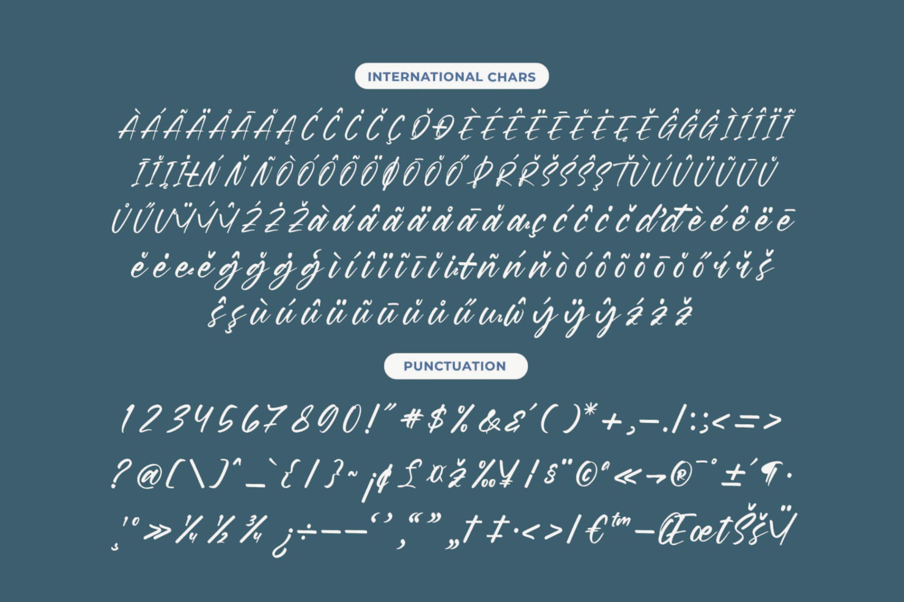 Preview 14 for Daniela Butters - Aesthetic Handwritten Font