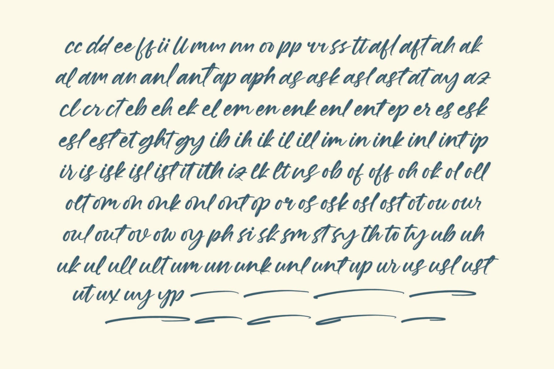 Preview 13 for Daniela Butters - Aesthetic Handwritten Font
