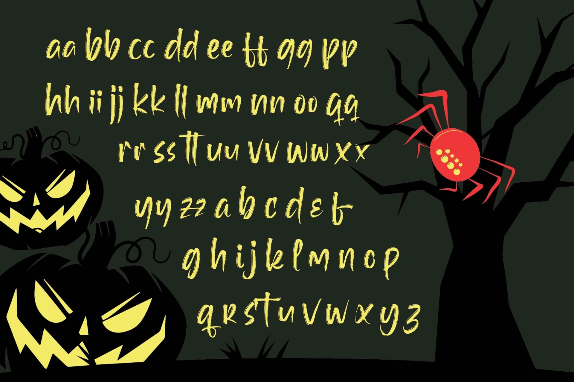 Preview 13 for Hallow Mistelar – Modern Brush Font