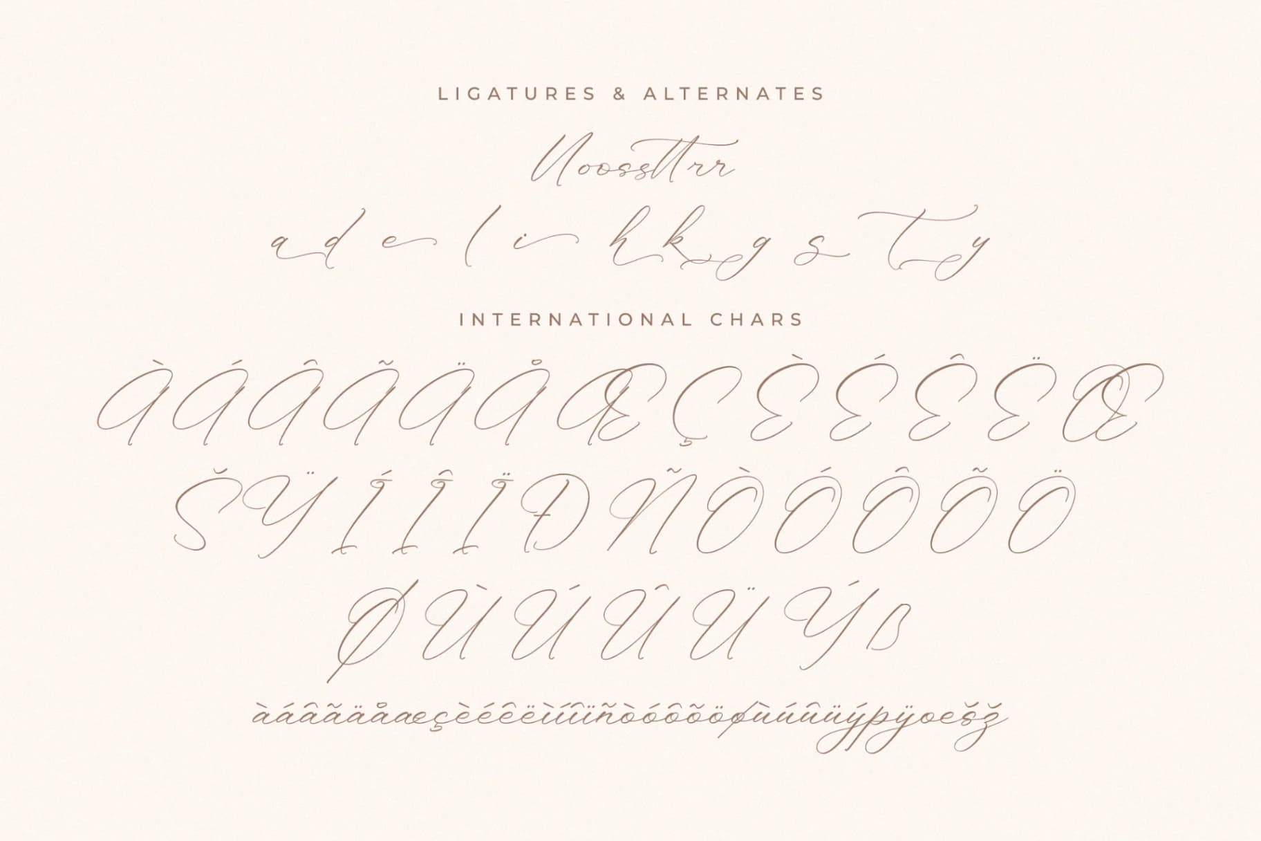 Preview 14 for Anthellia – Modern Calligraphy Script