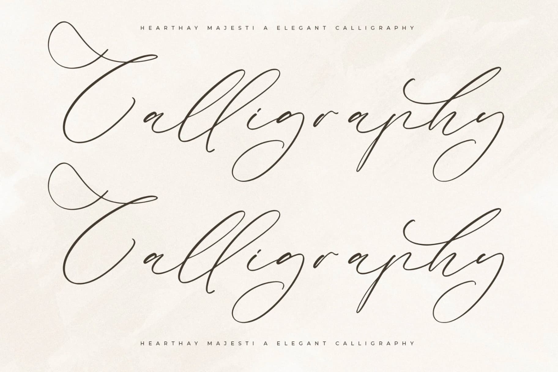 Preview 5 for Hearthad Majestic – Elegant Calligraphy Font